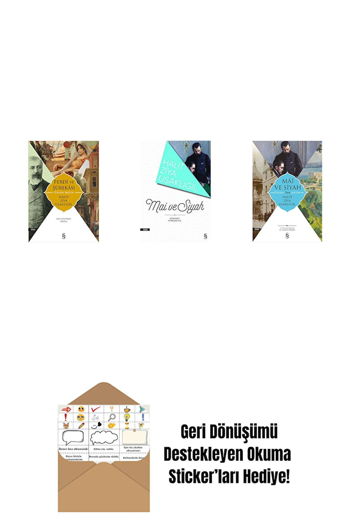 Ferdi ve Şürekası + Mâi ve Siyah + Mâî ve Siyah - Özgün Tam Metin + Okuma Sticker'ları