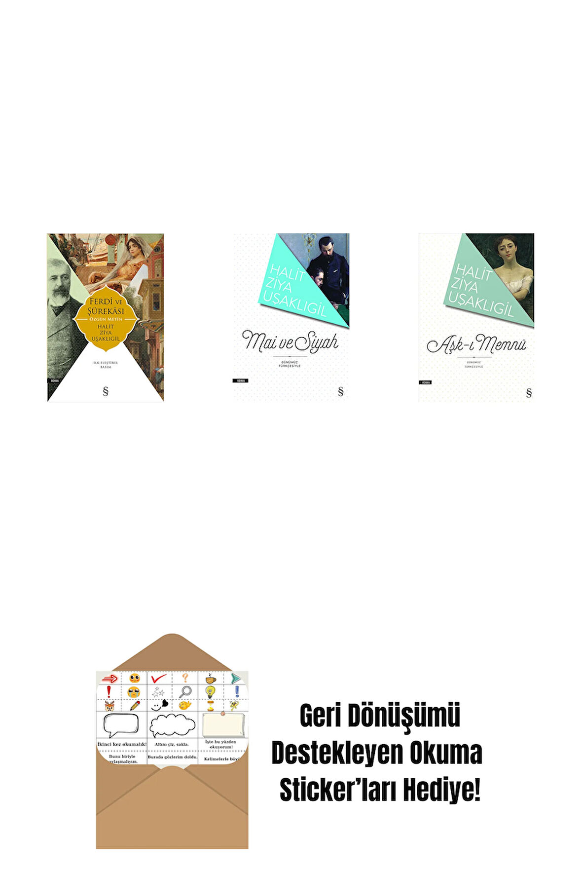 Ferdi ve Şürekası + Mâi ve Siyah + Aşk-ı Memnu + Okuma Sticker'ları