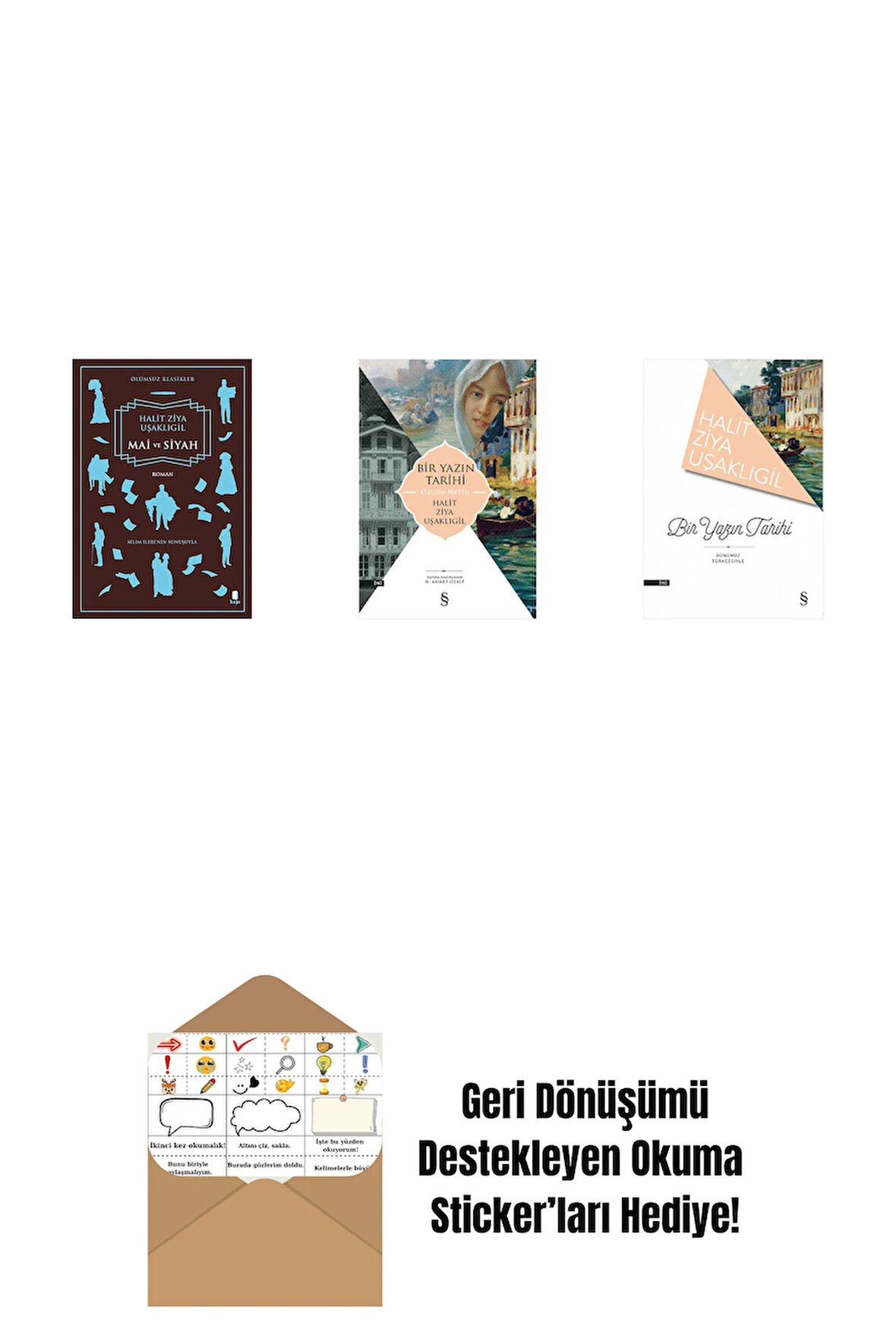 Mai ve Siyah + Bir Yazın Tarihi + Bir Yazın Tarihi + Okuma Sticker'ları