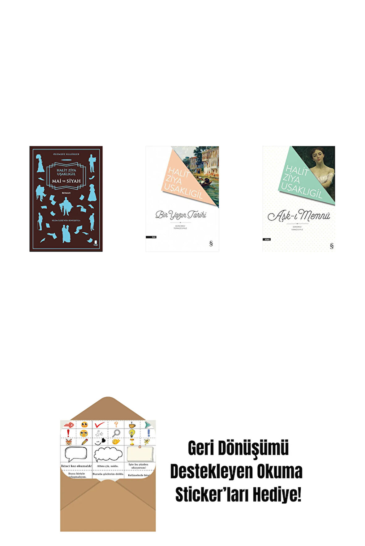 Mai ve Siyah + Bir Yazın Tarihi + Aşk-ı Memnu + Okuma Sticker'ları