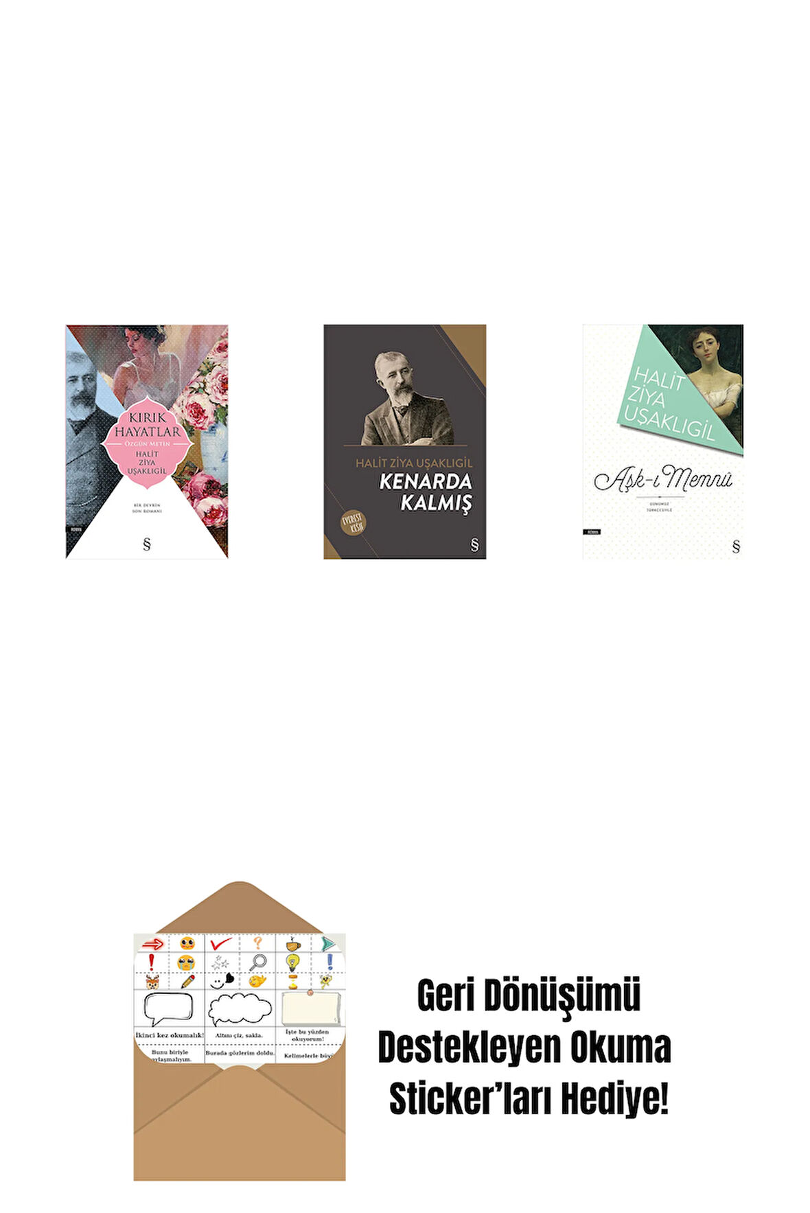 Kırık Hayatlar - Özgün Metin + Kenarda Kalmış + Aşk-ı Memnu + Okuma Sticker'ları