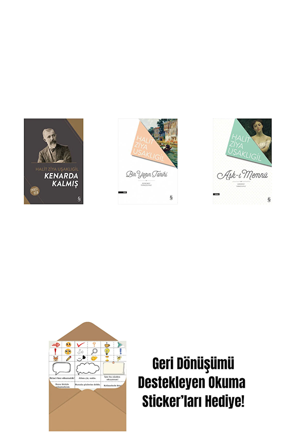 Kenarda Kalmış + Bir Yazın Tarihi + Aşk-ı Memnu + Okuma Sticker'ları