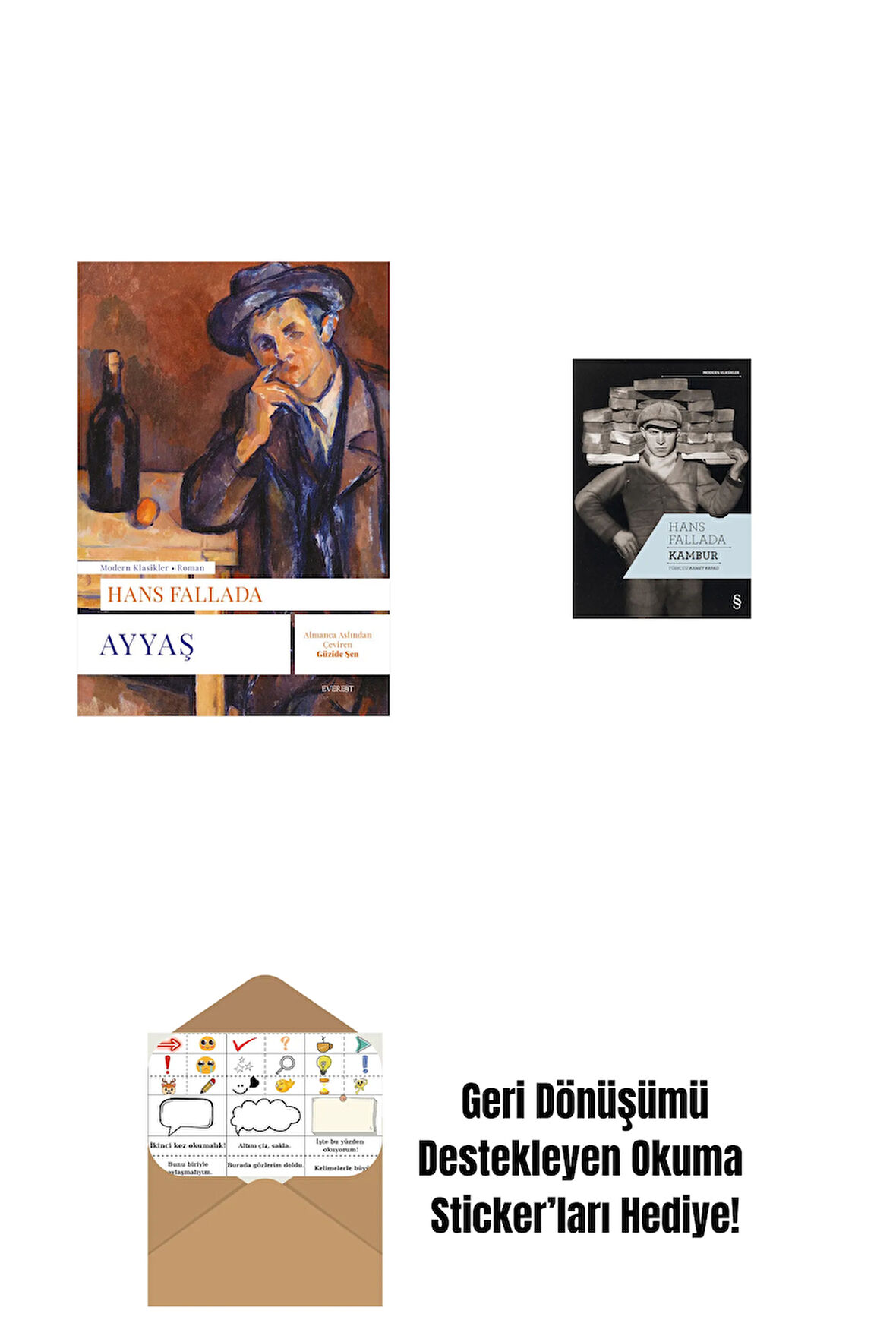 Ayyaş + Kambur + Okuma Sticker'ları