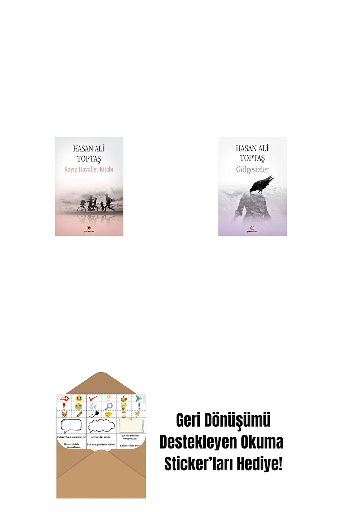 Kayıp Hayaller Kitabı + Gölgesizler + Okuma Sticker'ları