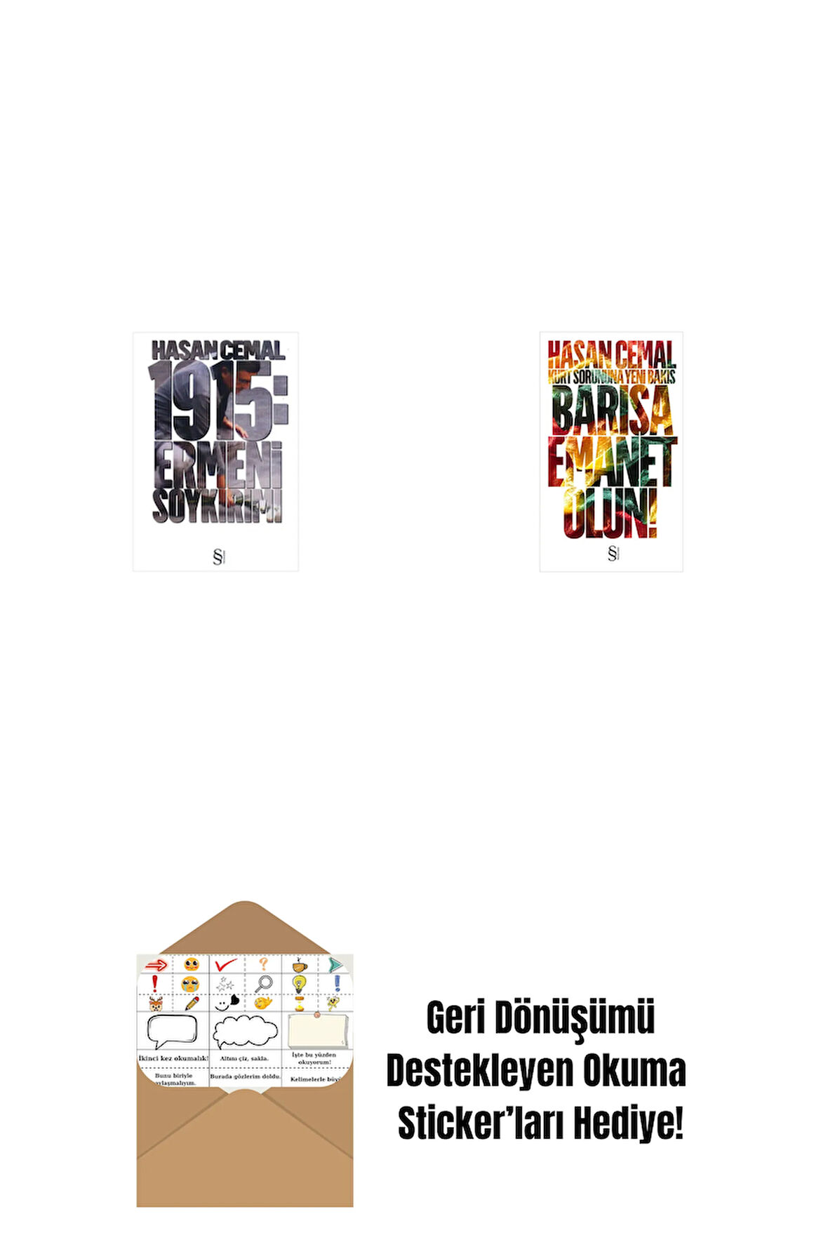 1915: Ermeni Soykırımı + Barışa Emanet Olun + Okuma Sticker'ları