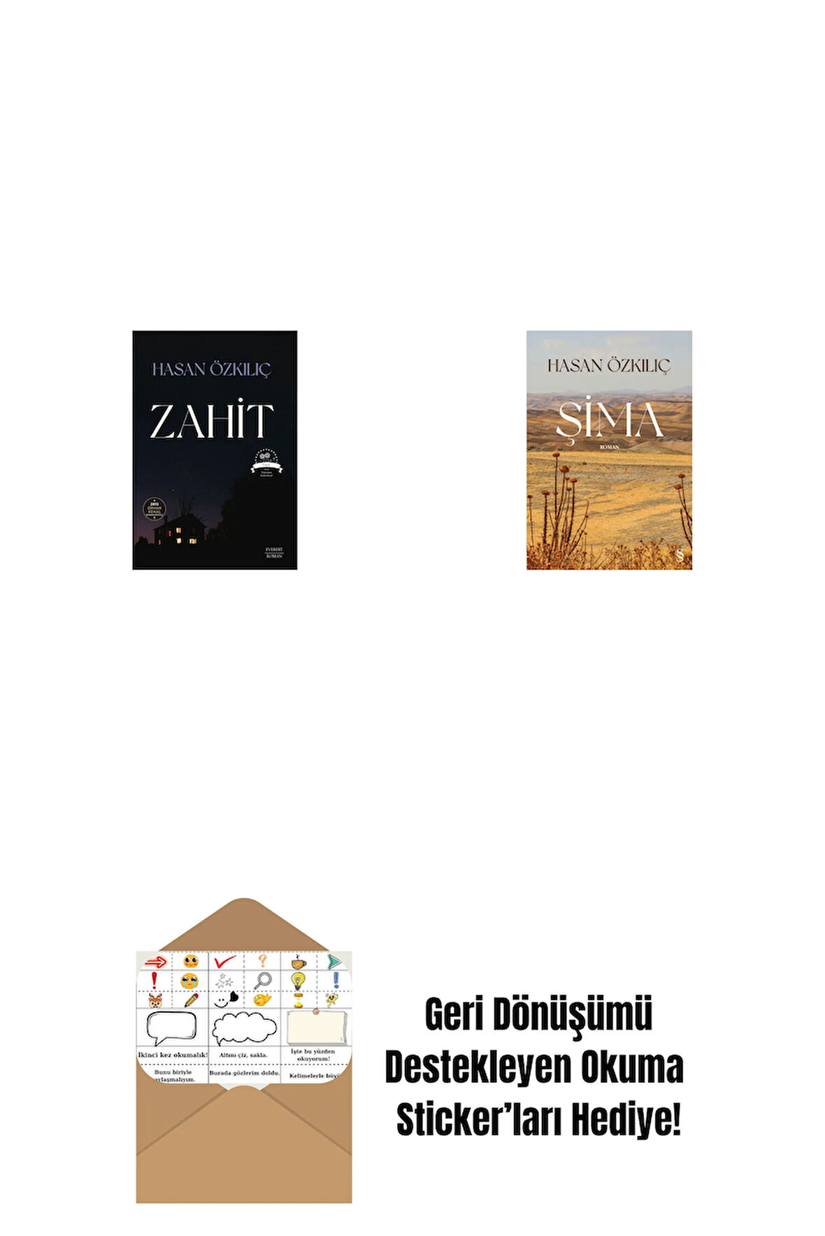 Zahit + Şima + Okuma Sticker'ları