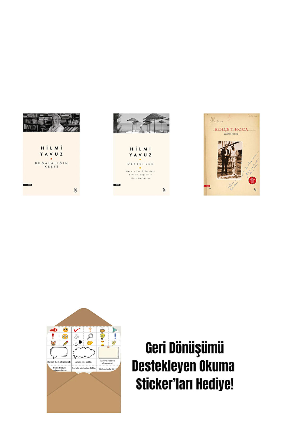 Budalalığın Keşfi + Defterler + Behçet Hoca + Okuma Sticker'ları