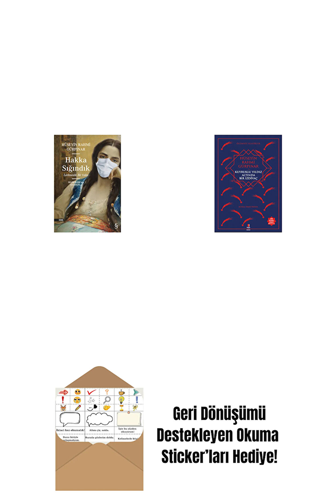 Hakka Sığındık + Kuyruklu Yıldız Altında Bir İzdivaç + Okuma Sticker'ları