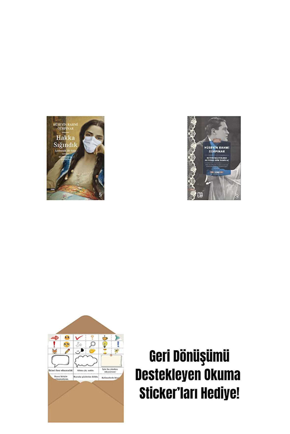 Hakka Sığındık + Kuyrukluyıldız Altında Bir İzdivaç (Cep Boy) + Okuma Sticker'ları