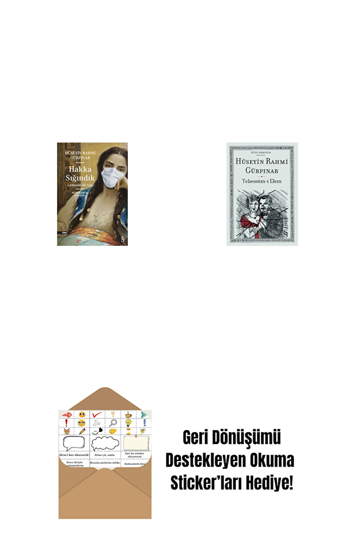 Hakka Sığındık + Tebessüm-i Elem + Okuma Sticker'ları