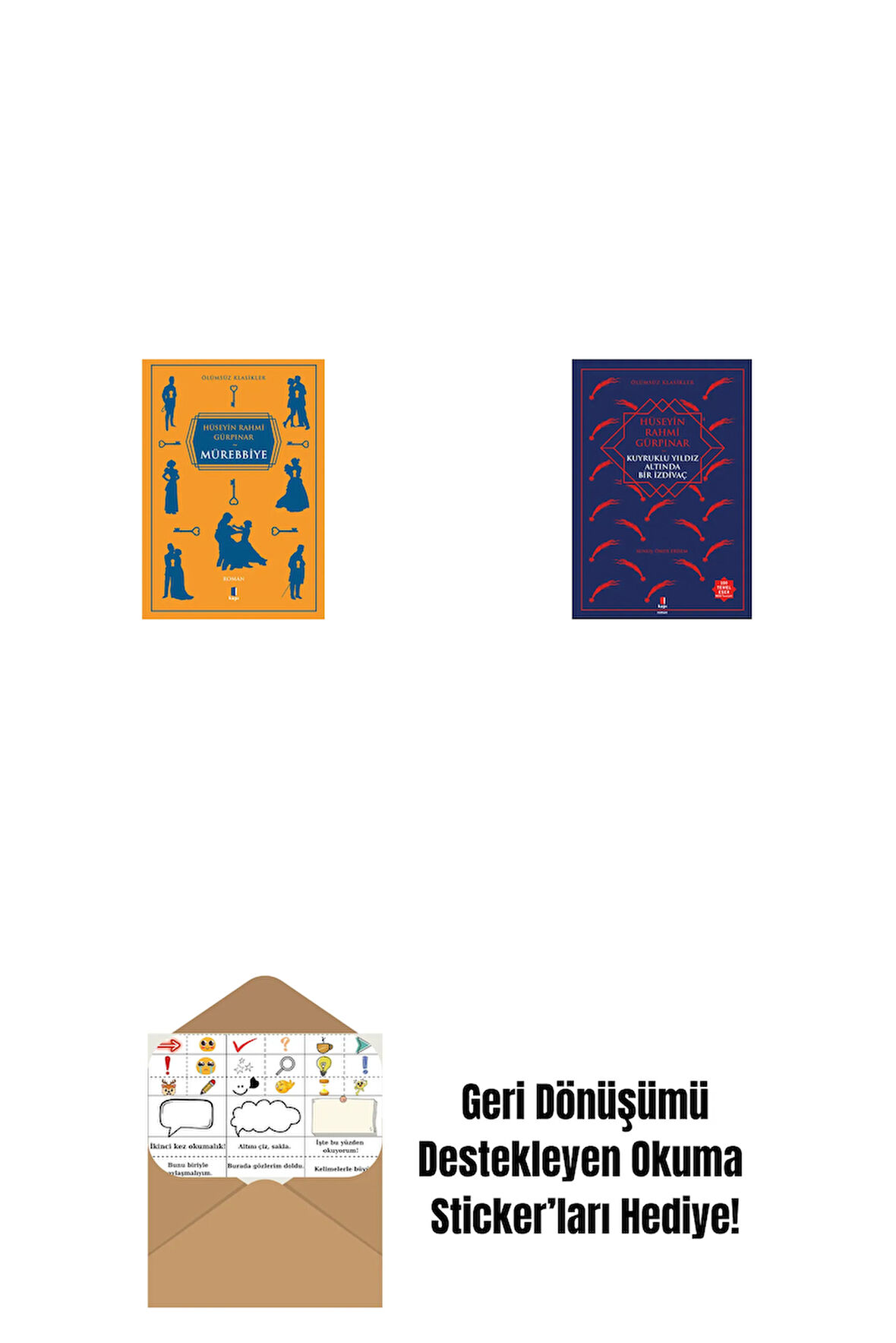 Mürebbiye + Kuyruklu Yıldız Altında Bir İzdivaç + Okuma Sticker'ları