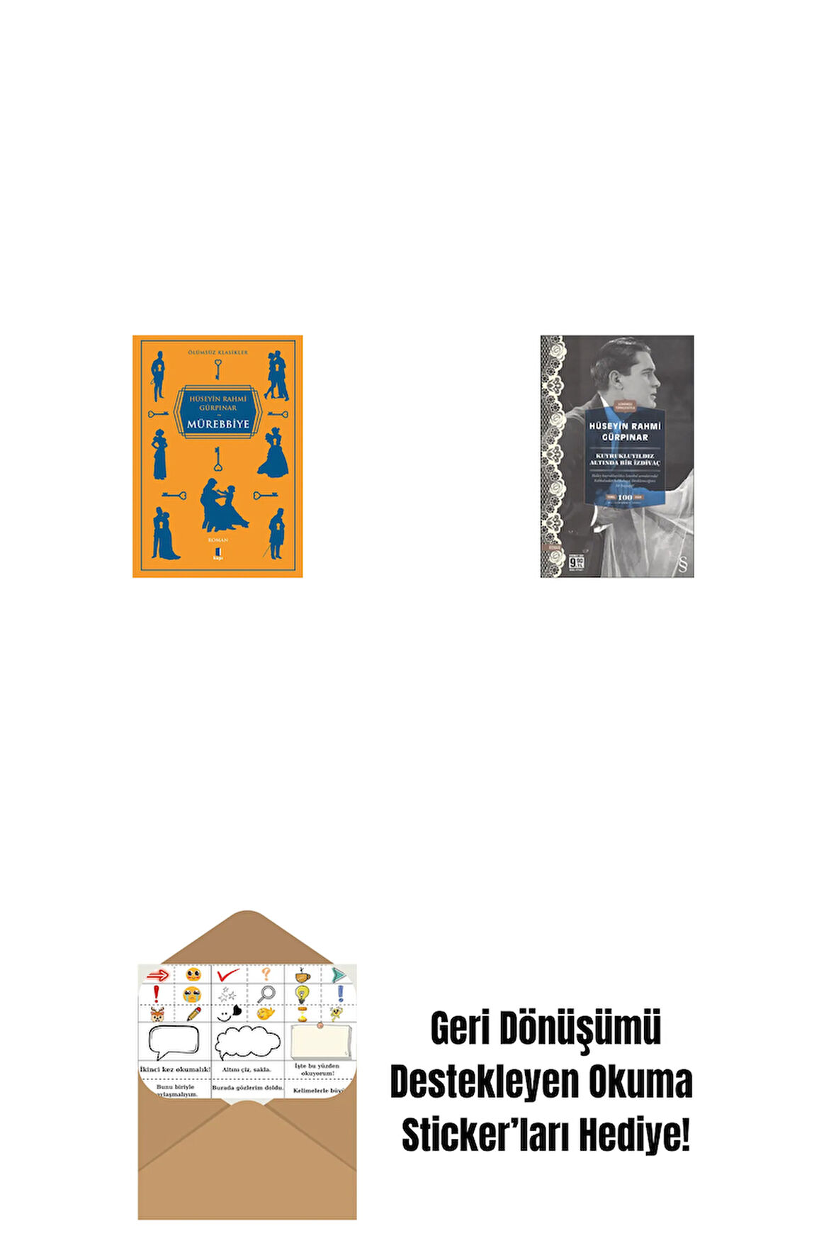 Mürebbiye + Kuyrukluyıldız Altında Bir İzdivaç (Cep Boy) + Okuma Sticker'ları