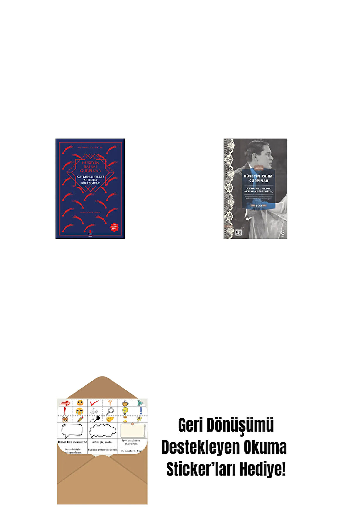 Kuyruklu Yıldız Altında Bir İzdivaç + Kuyrukluyıldız Altında Bir İzdivaç (Cep Boy) + Okuma Sticker'ları