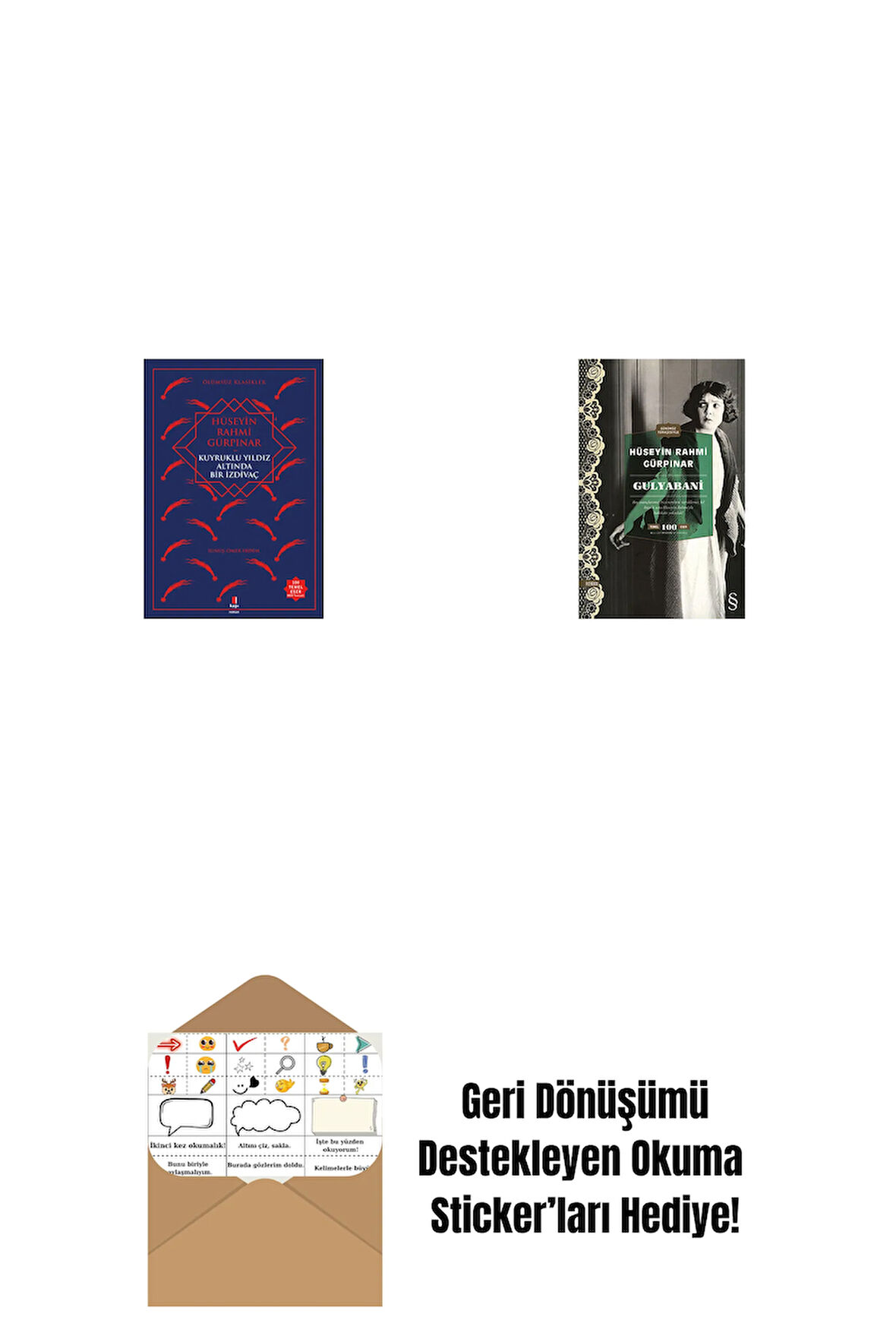 Kuyruklu Yıldız Altında Bir İzdivaç + Gulyabani (Cep Boy) + Okuma Sticker'ları