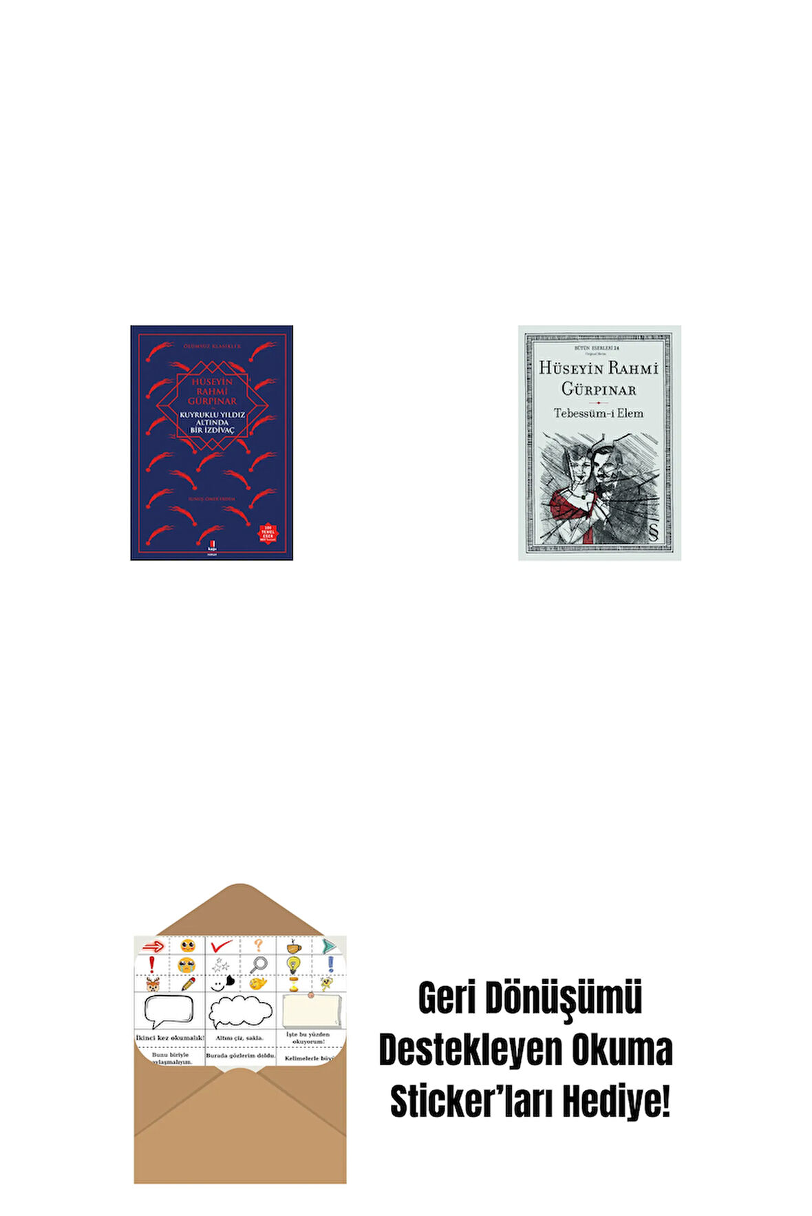 Kuyruklu Yıldız Altında Bir İzdivaç + Tebessüm-i Elem + Okuma Sticker'ları