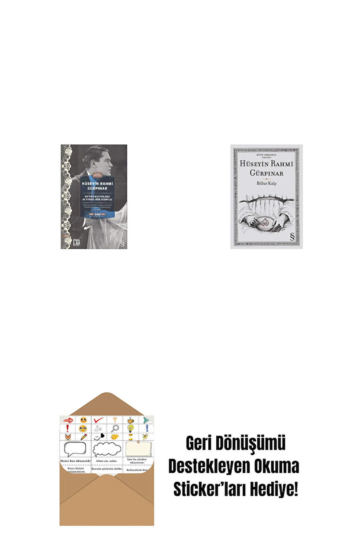 Kuyrukluyıldız Altında Bir İzdivaç (Cep Boy) + Billur Kalp + Okuma Sticker'ları