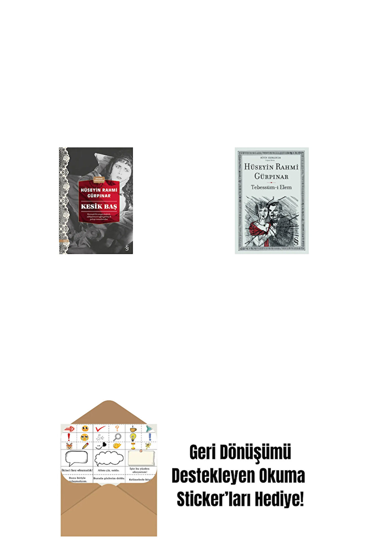 Kesik Baş (Günümüz Türkçesiyle) + Tebessüm-i Elem + Okuma Sticker'ları