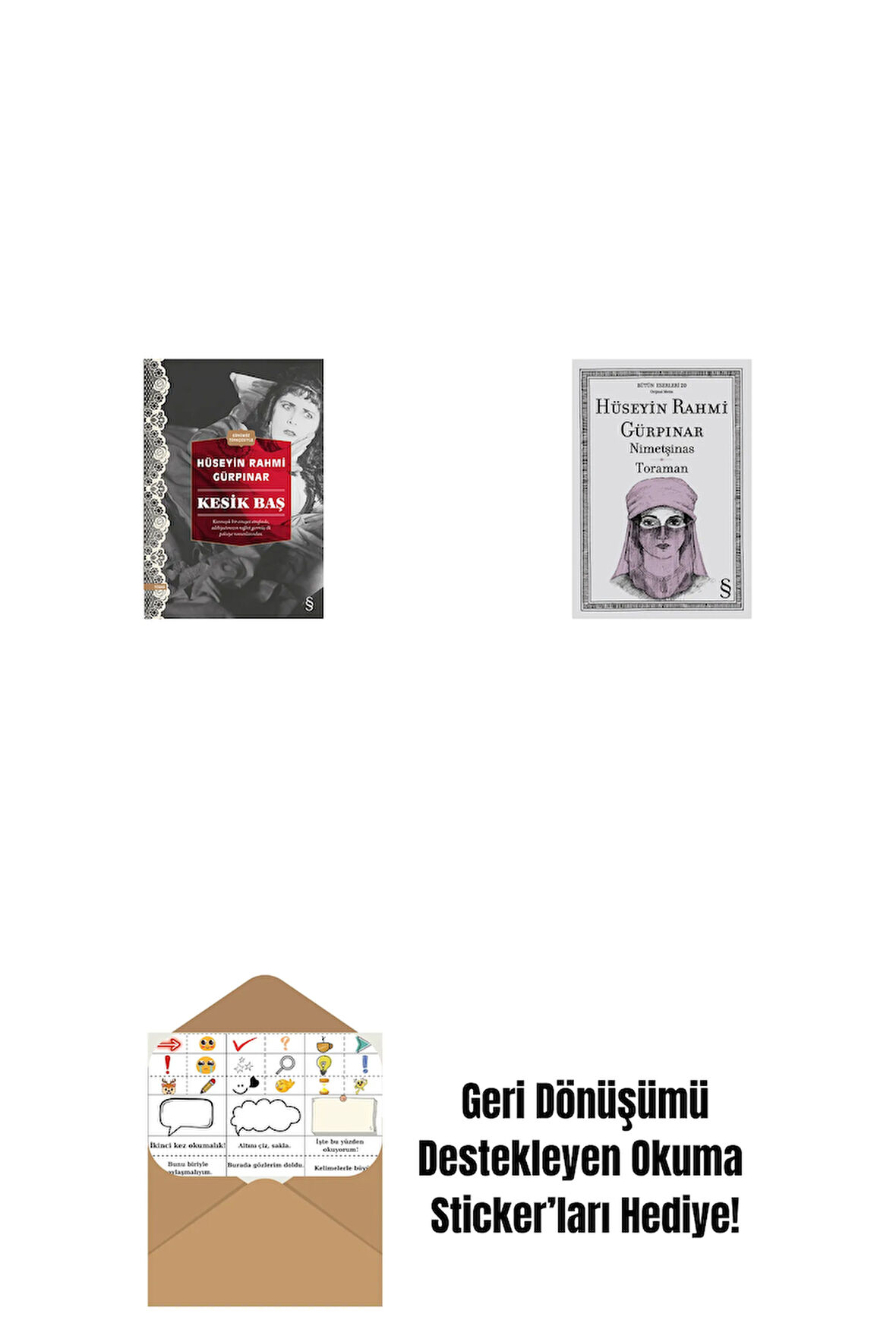 Kesik Baş (Günümüz Türkçesiyle) + Nimetşinas - Toraman + Okuma Sticker'ları