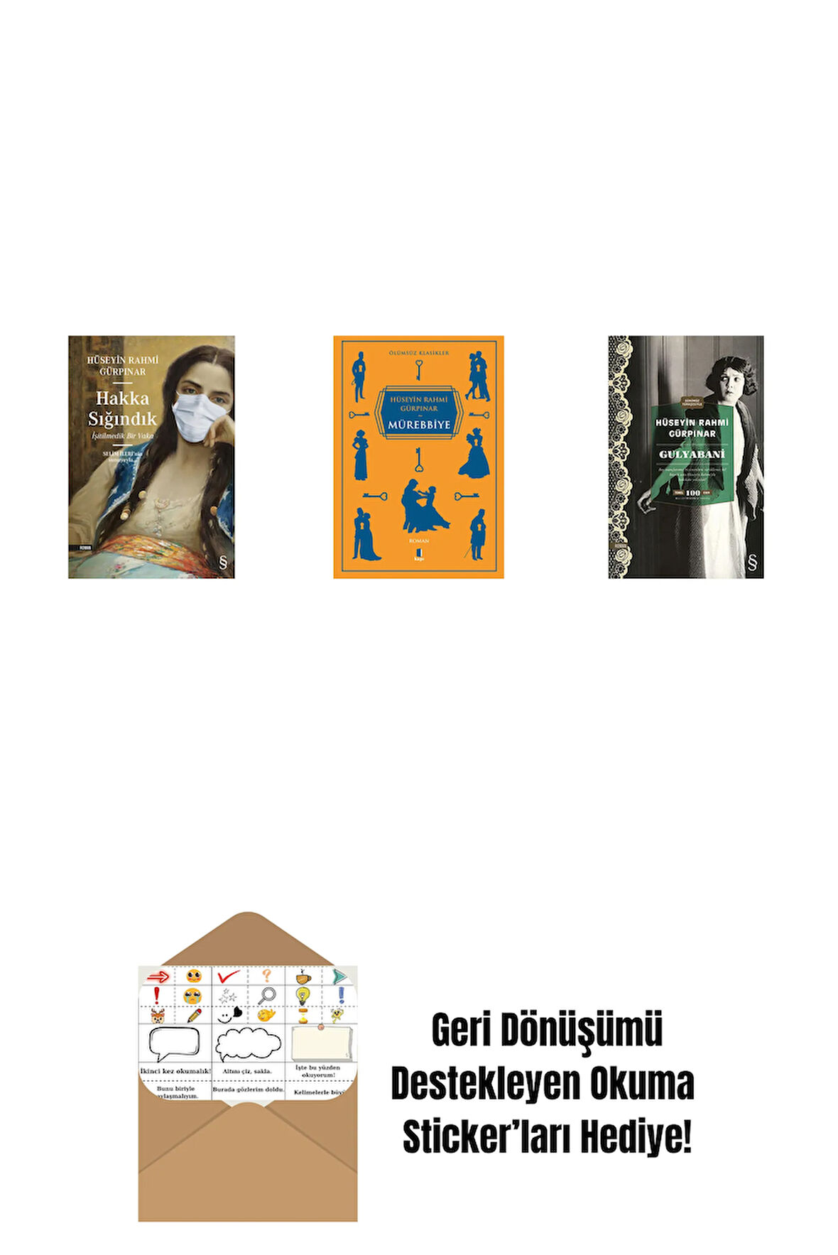 Hakka Sığındık + Mürebbiye + Gulyabani (Cep Boy) + Okuma Sticker'ları