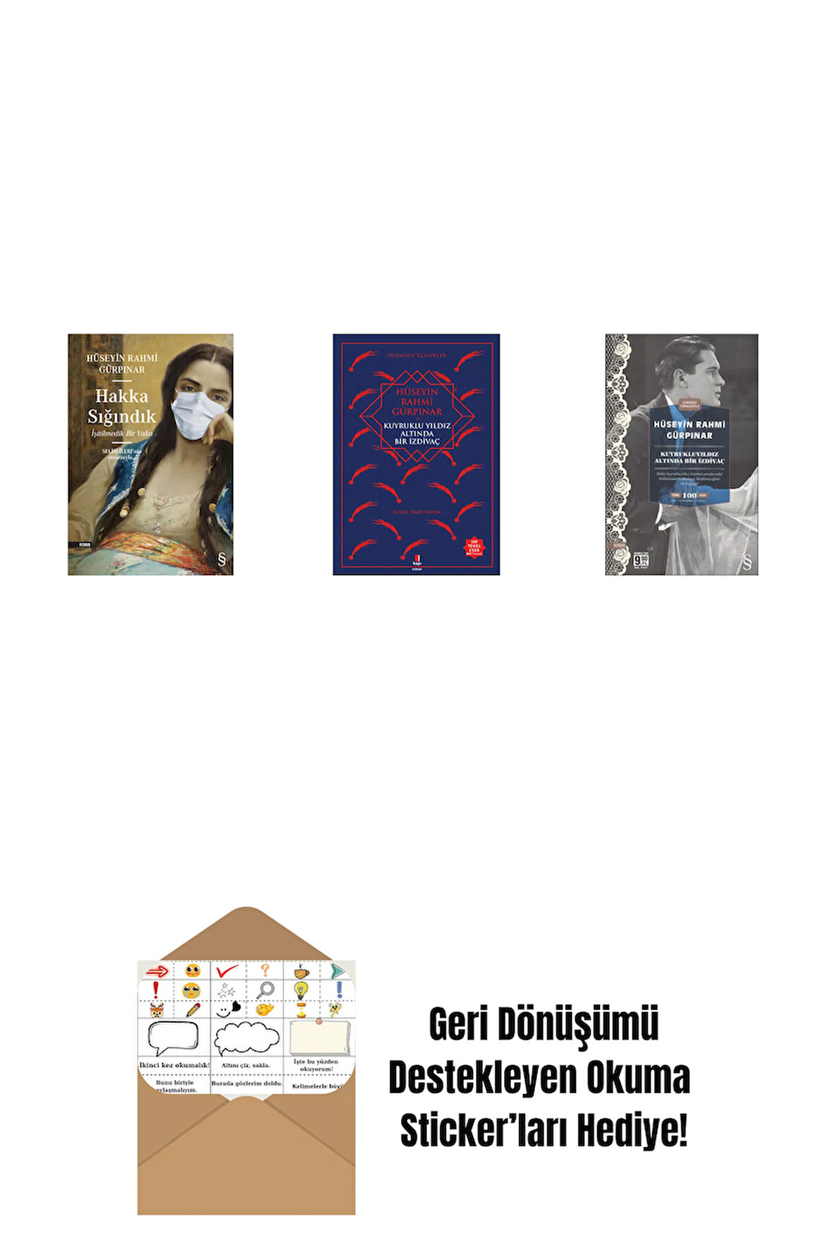 Hakka Sığındık + Kuyruklu Yıldız Altında Bir İzdivaç + Kuyrukluyıldız Altında Bir İzdivaç (Cep Boy) + Okuma Sticker'ları