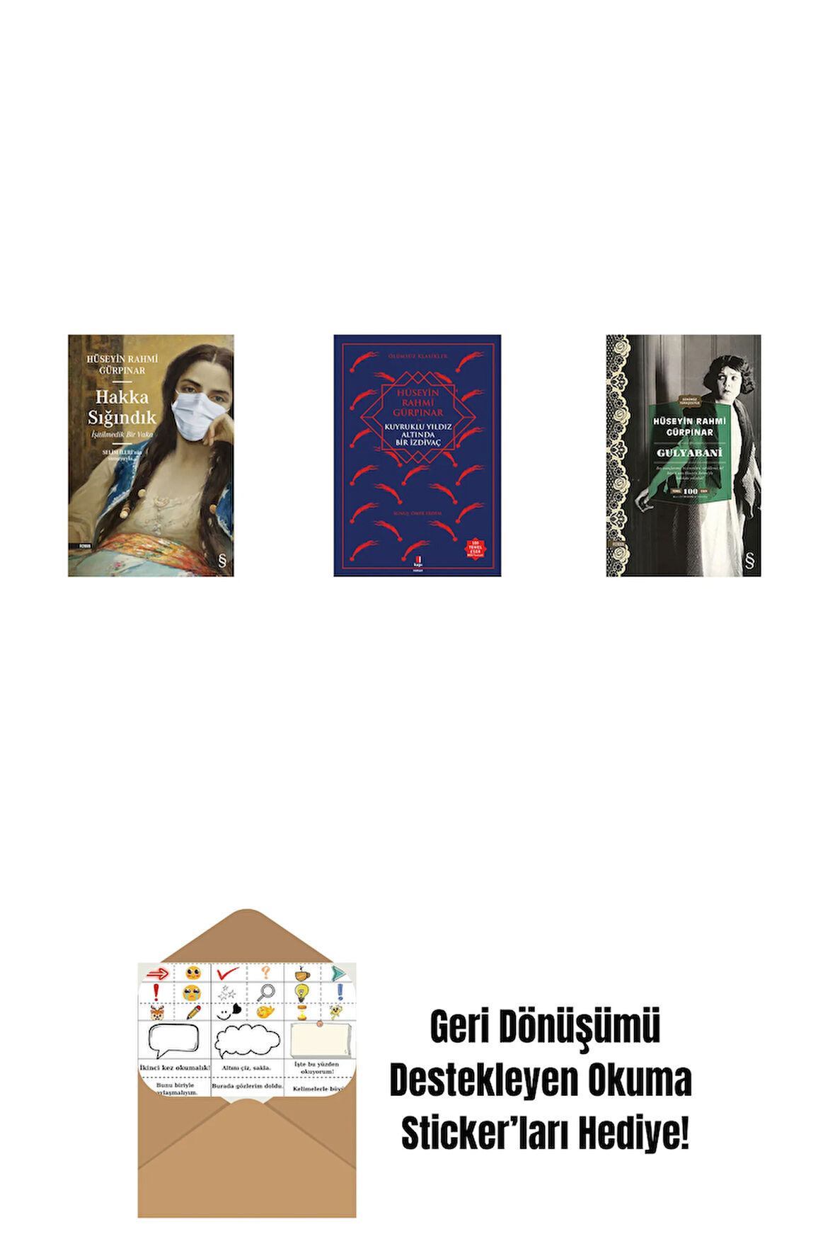 Hakka Sığındık + Kuyruklu Yıldız Altında Bir İzdivaç + Gulyabani (Cep Boy) + Okuma Sticker'ları