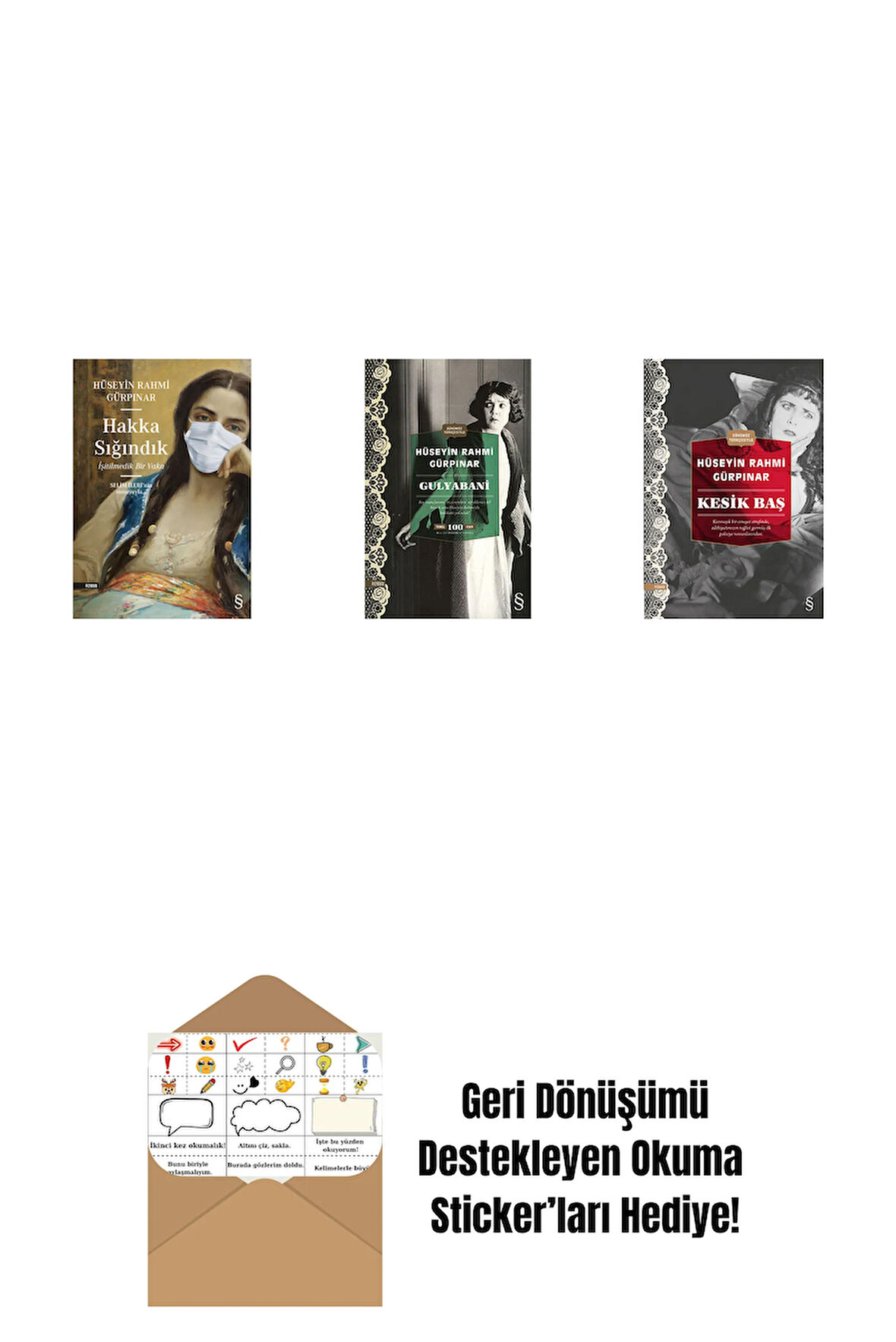 Hakka Sığındık + Gulyabani (Cep Boy) + Kesik Baş (Günümüz Türkçesiyle) + Okuma Sticker'ları