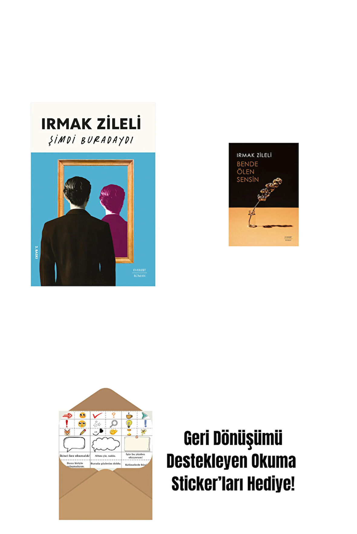 Şimdi Buradaydı + Bende Ölen Sensin + Okuma Sticker'ları