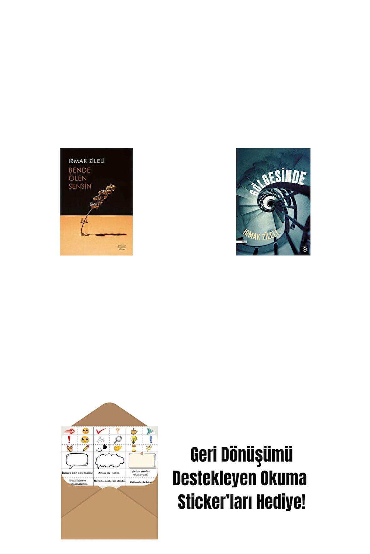 Bende Ölen Sensin + Gölgesinde + Okuma Sticker'ları