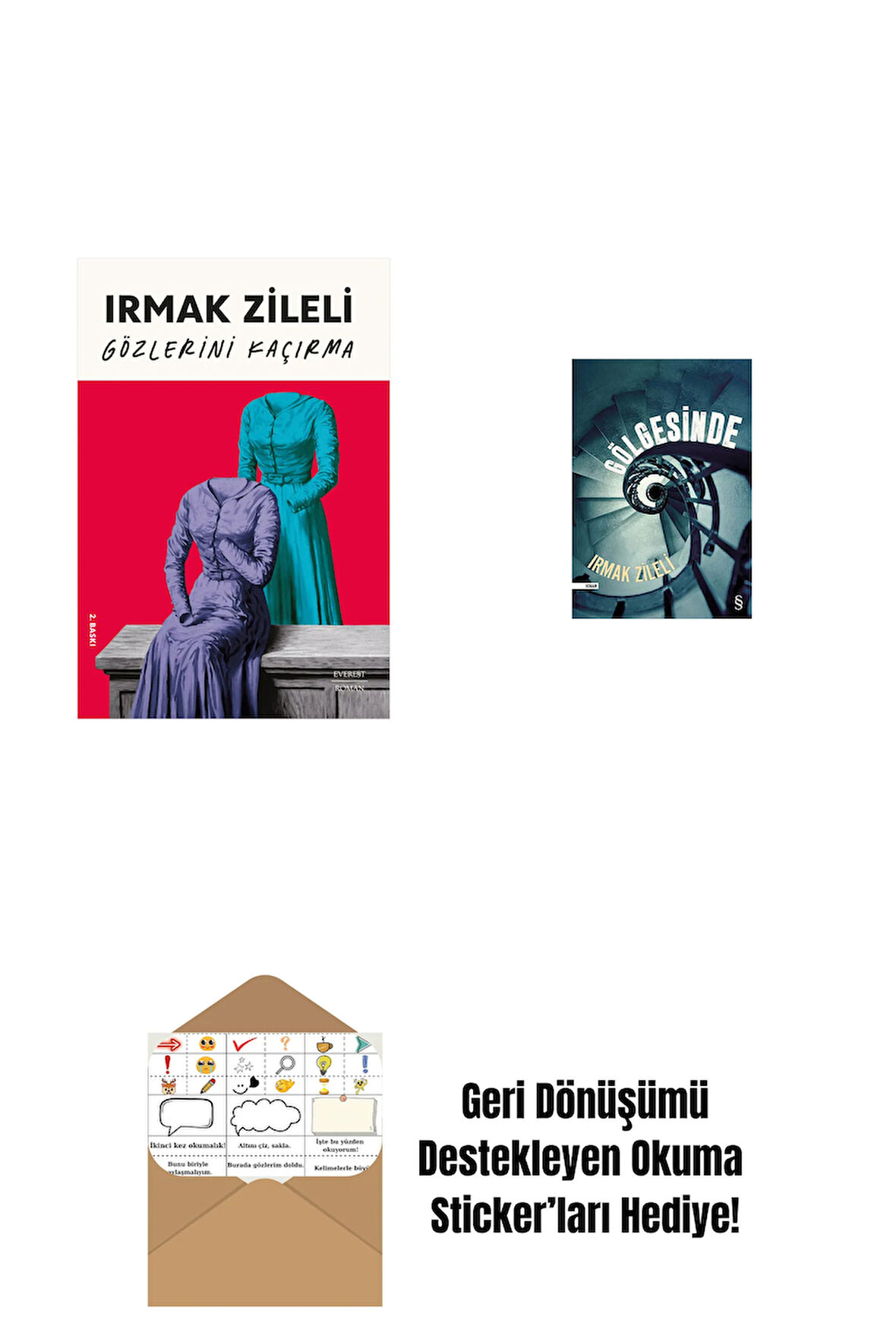 Gözlerini Kaçırma + Gölgesinde + Okuma Sticker'ları