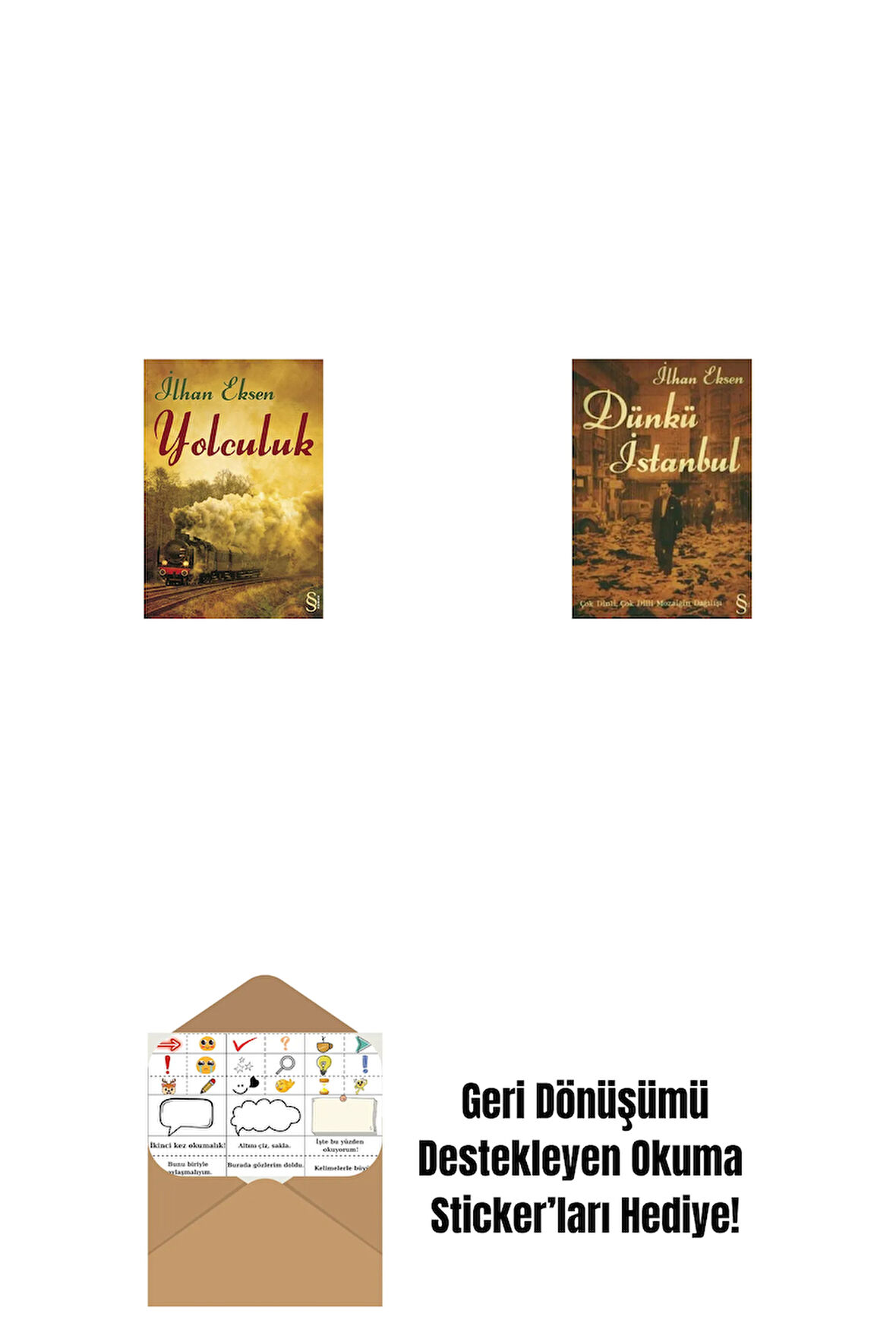Yolculuk + Dünkü İstanbul + Okuma Sticker'ları