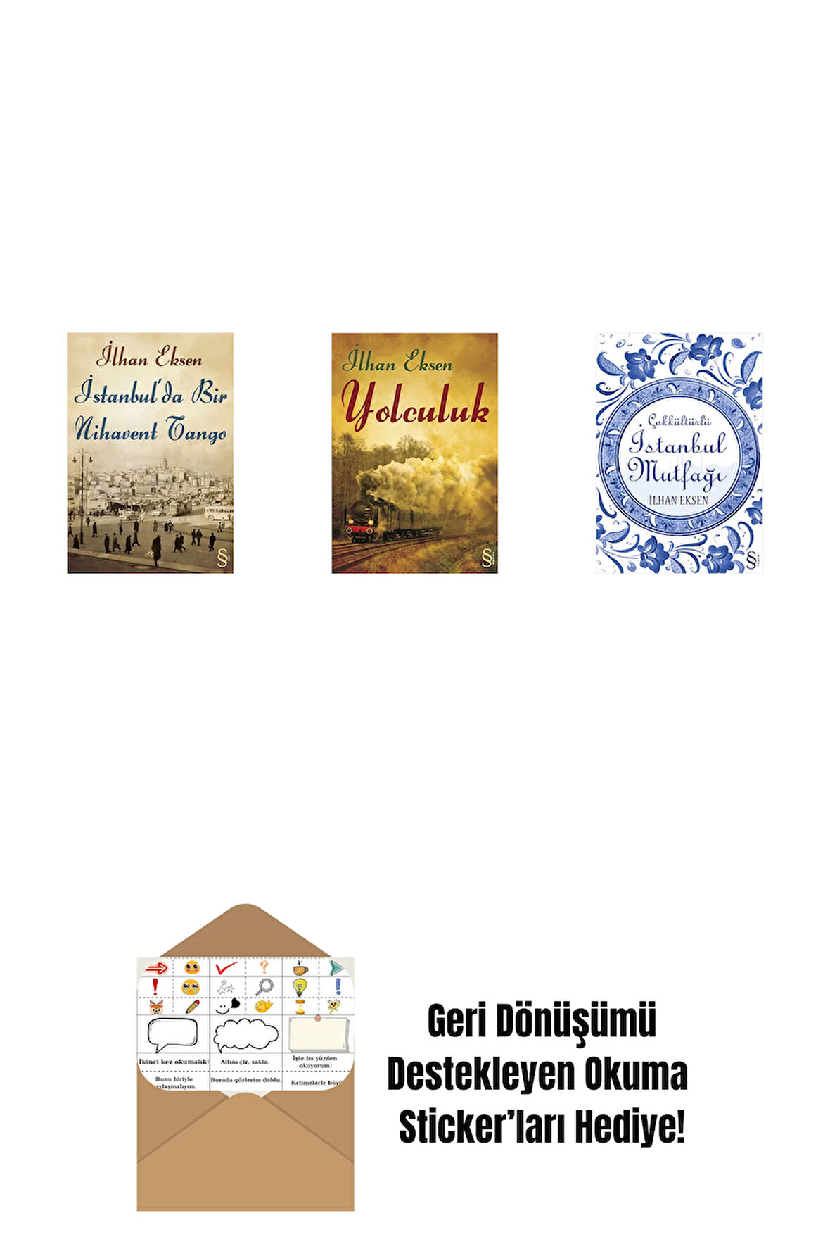 İstanbul'da Bir Nihavent Tango + Yolculuk + İstanbul Mutfağı + Okuma Sticker'ları