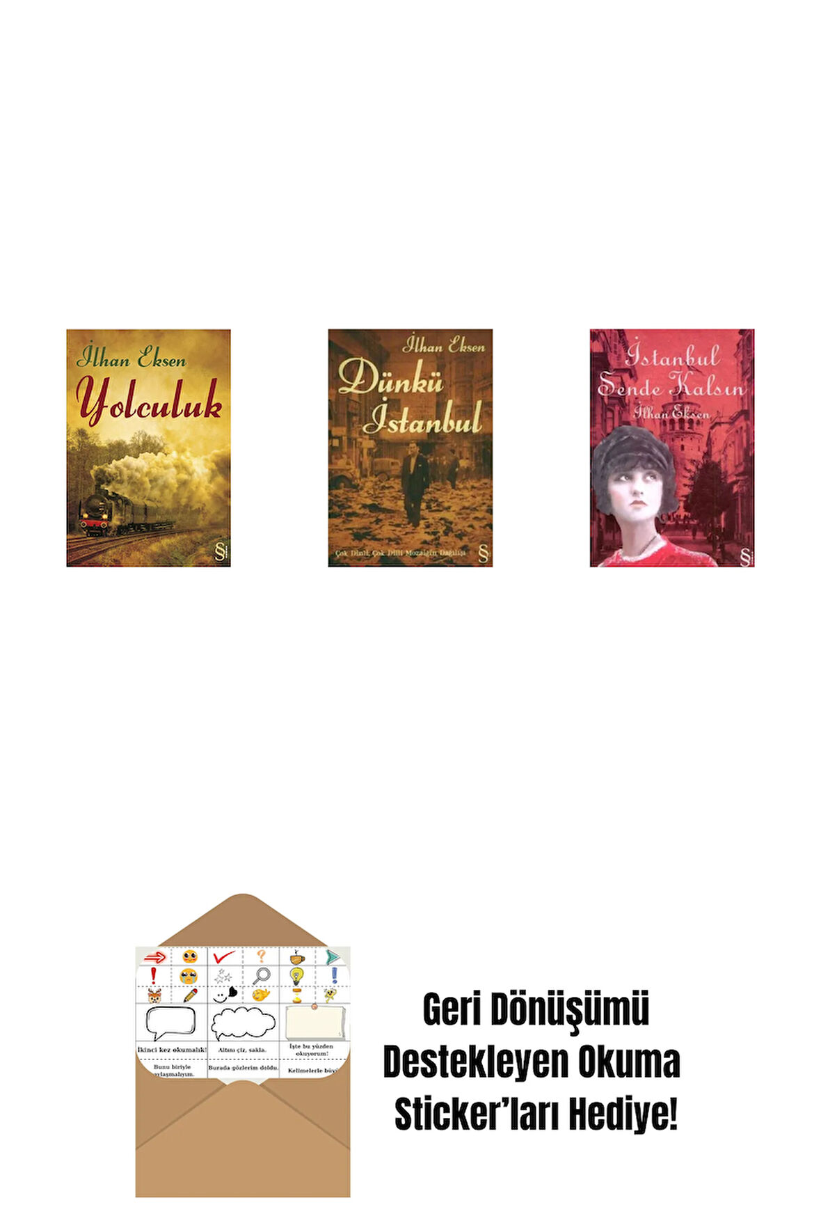 Yolculuk + Dünkü İstanbul + İstanbul Sende Kalsın + Okuma Sticker'ları