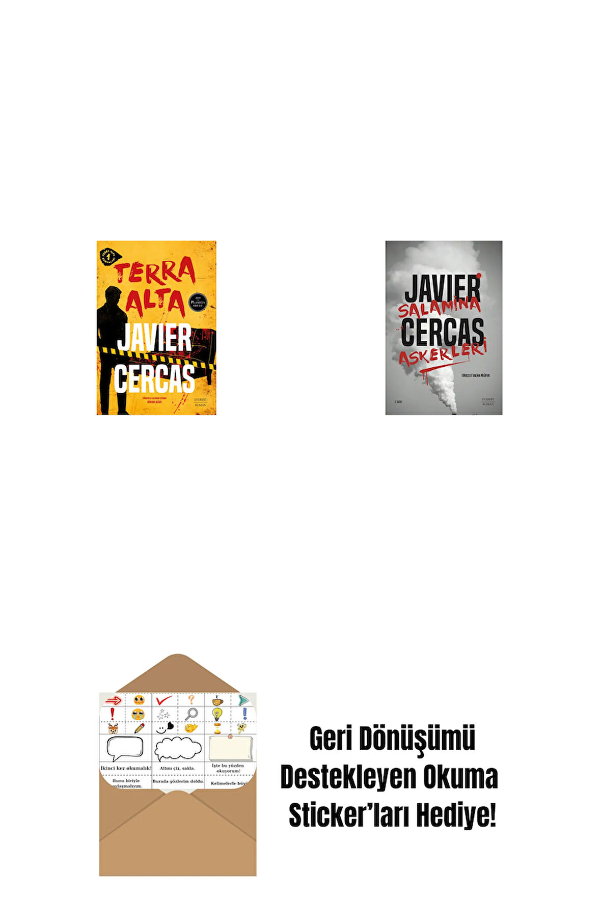 Terra Alta + Salamina Askerleri + Okuma Sticker'ları