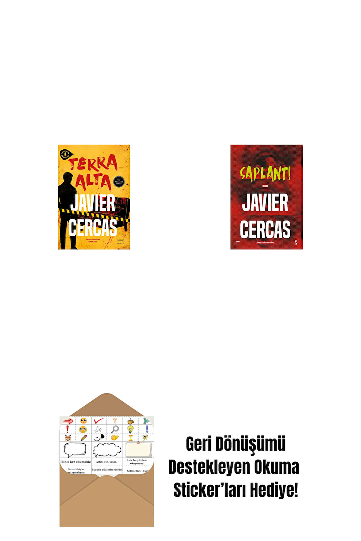 Terra Alta + Saplantı + Okuma Sticker'ları