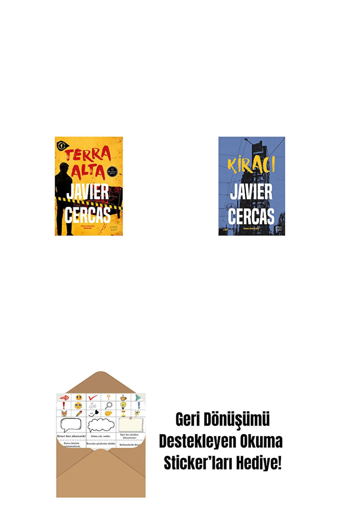 Terra Alta + Kiracı + Okuma Sticker'ları