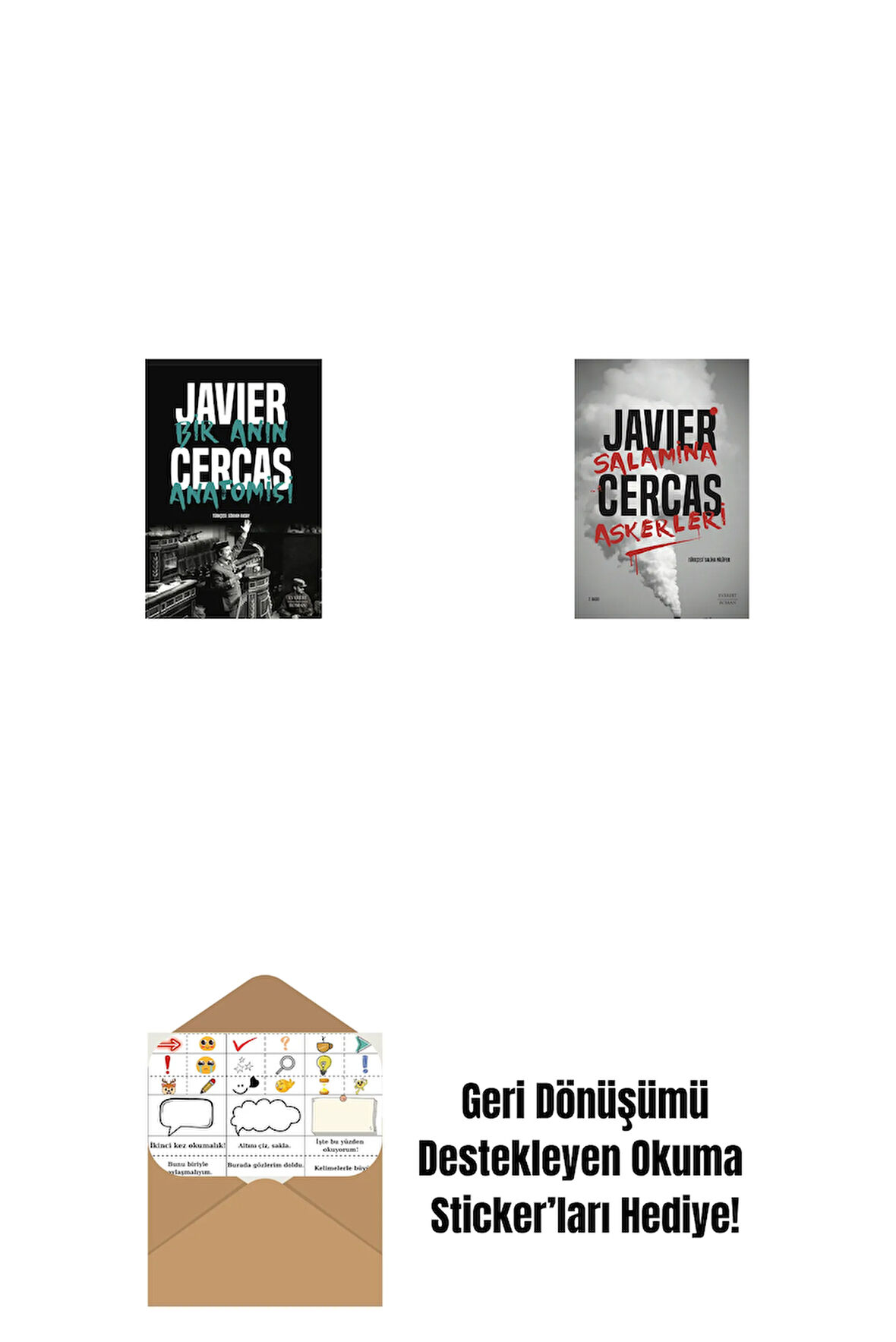 Bir Anın Anatomisi + Salamina Askerleri + Okuma Sticker'ları