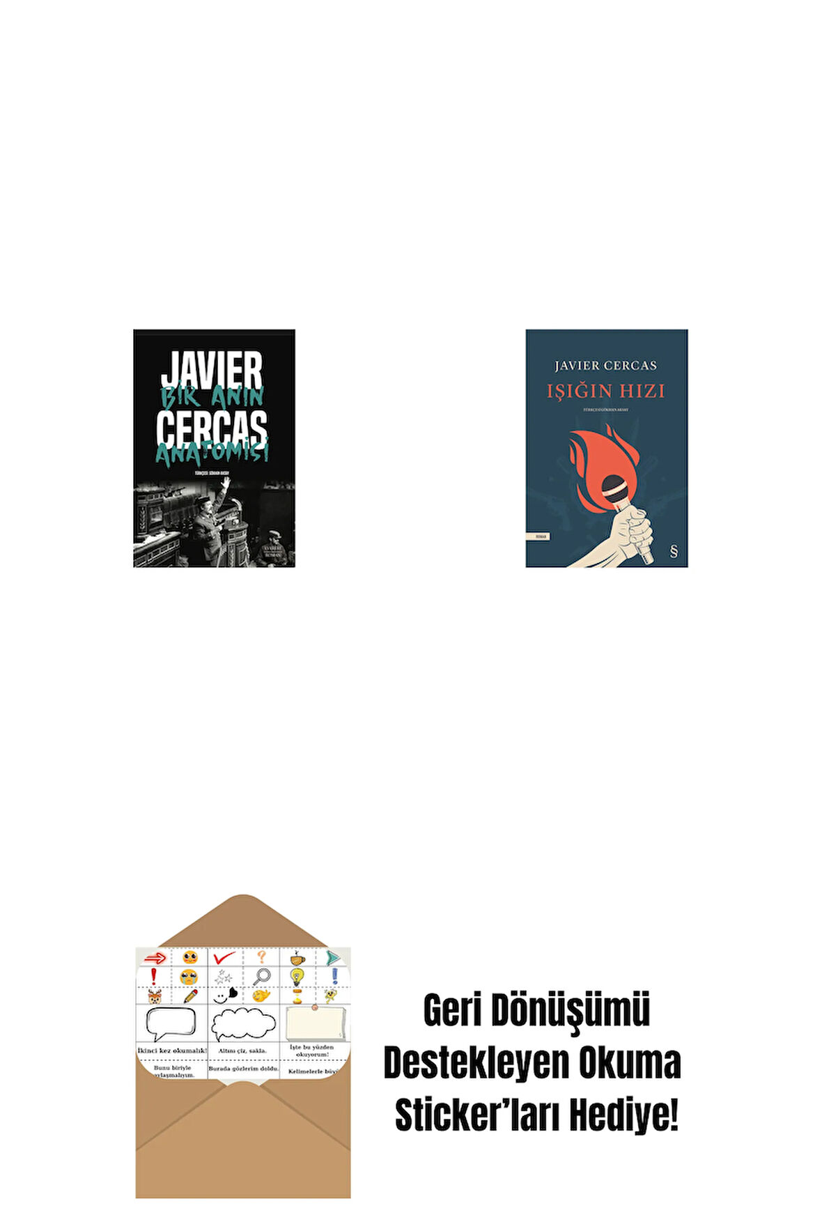 Bir Anın Anatomisi + Işığın Hızı + Okuma Sticker'ları