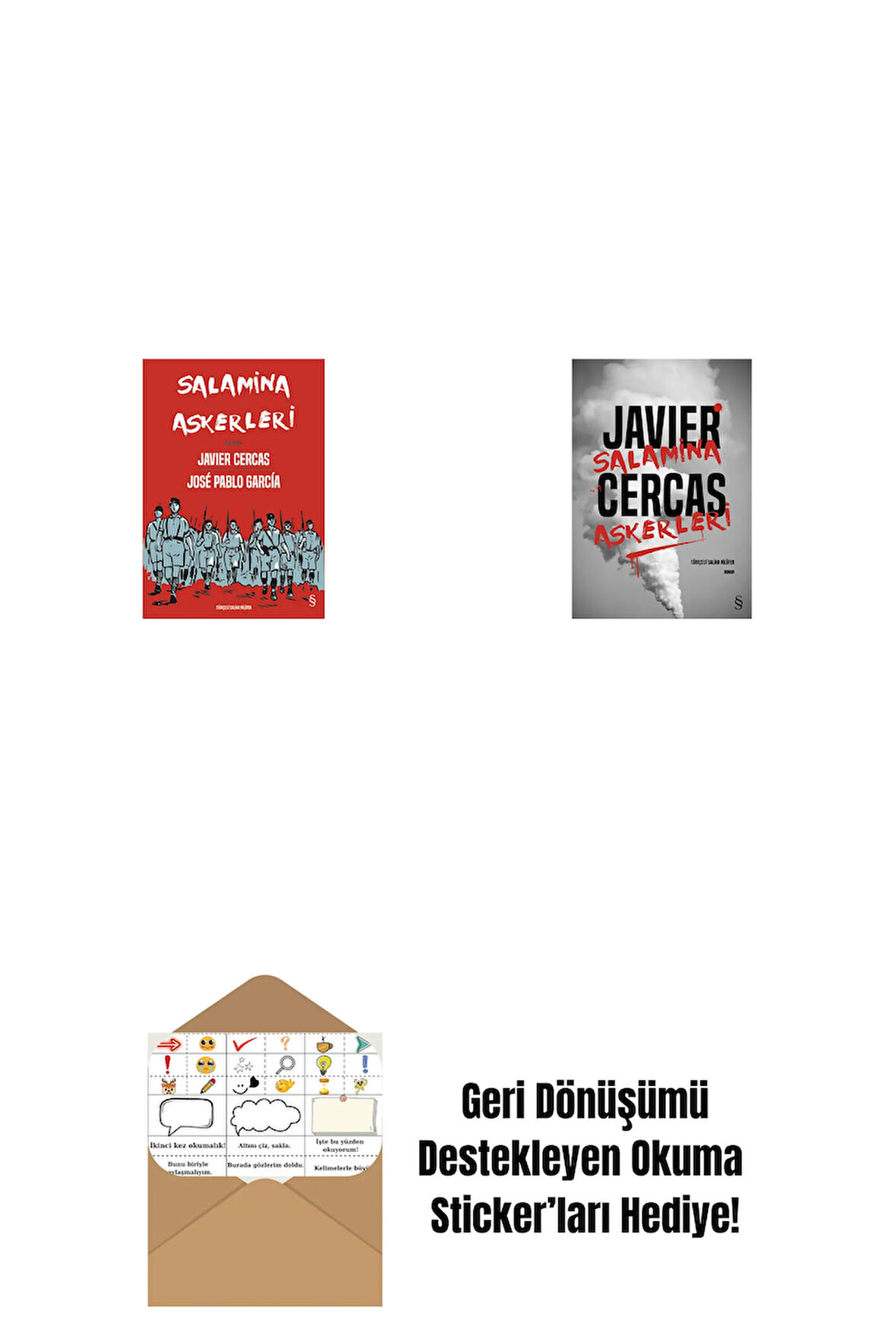 Salamina Askerleri (Çizgi Roman) + Salamina Askerleri (Ciltli) + Okuma Sticker'ları