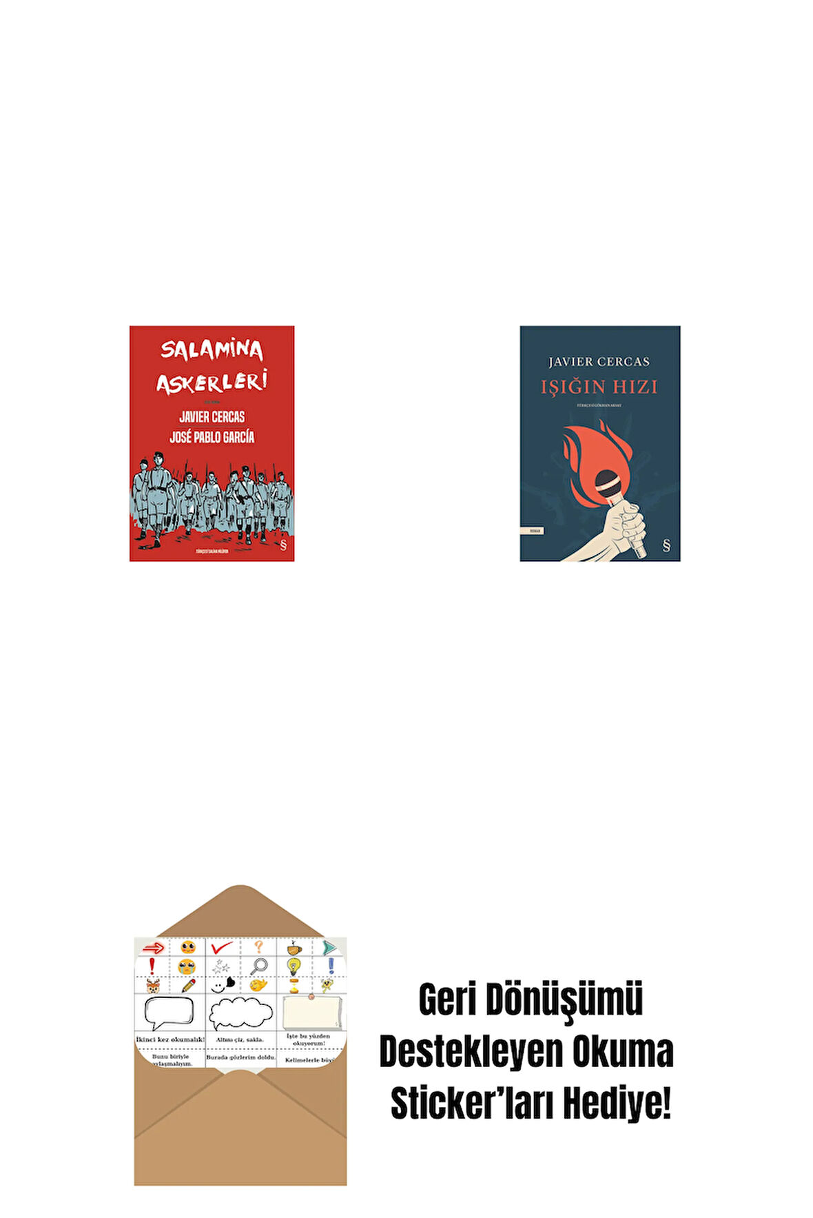 Salamina Askerleri (Çizgi Roman) + Işığın Hızı + Okuma Sticker'ları