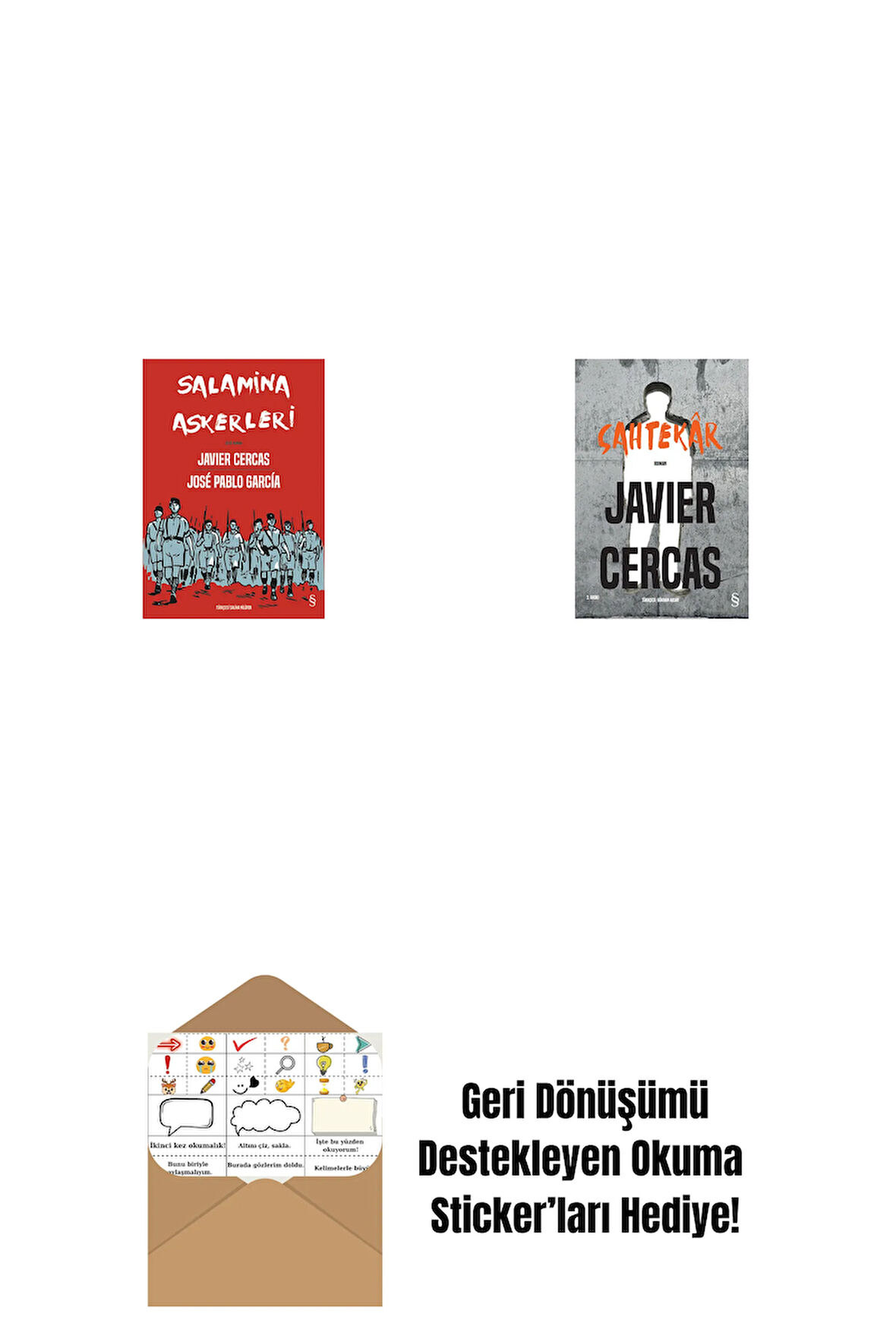 Salamina Askerleri (Çizgi Roman) + Sahtekâr + Okuma Sticker'ları