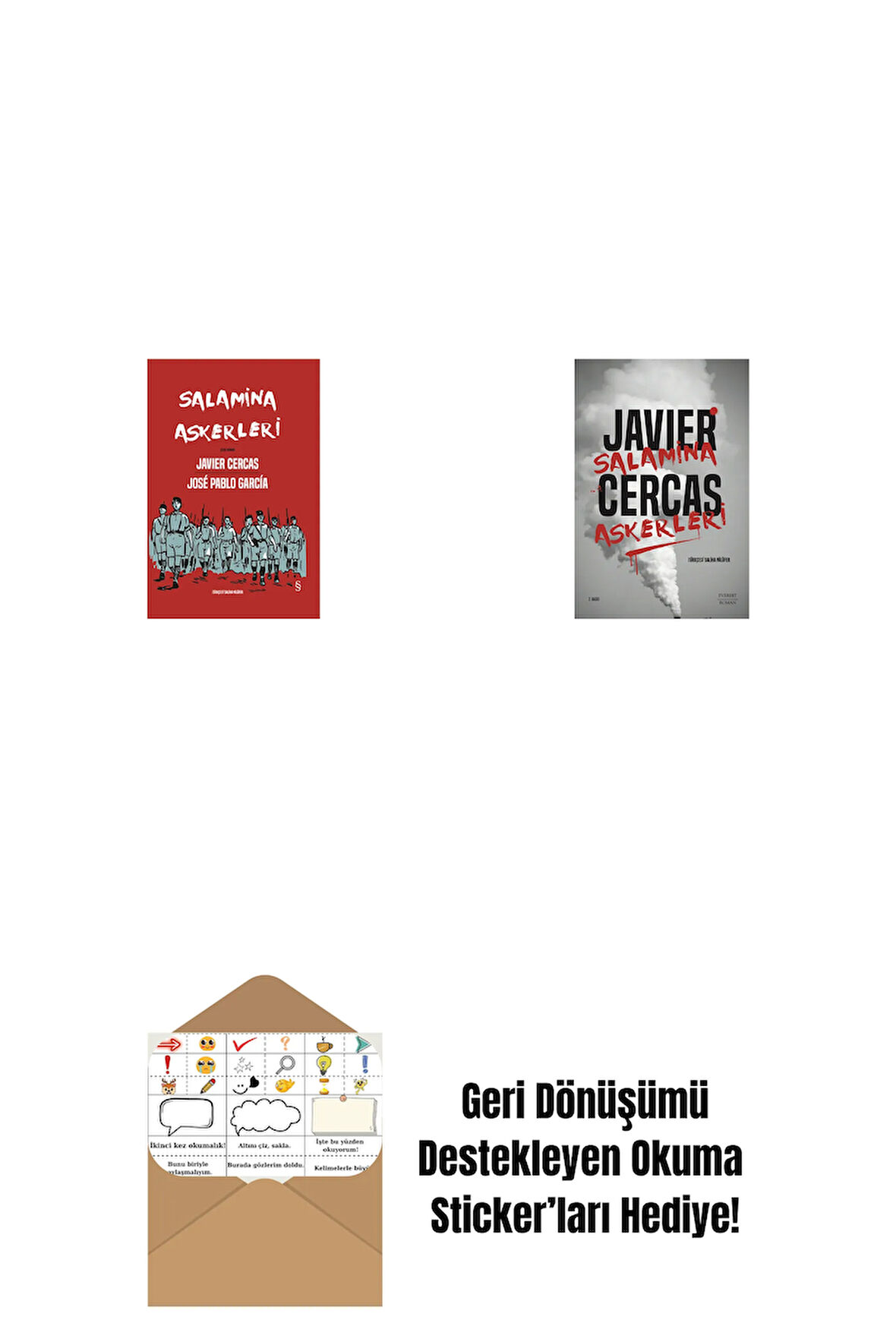 Salamina Askerleri (Çizgi Roman - Ciltli) + Salamina Askerleri + Okuma Sticker'ları