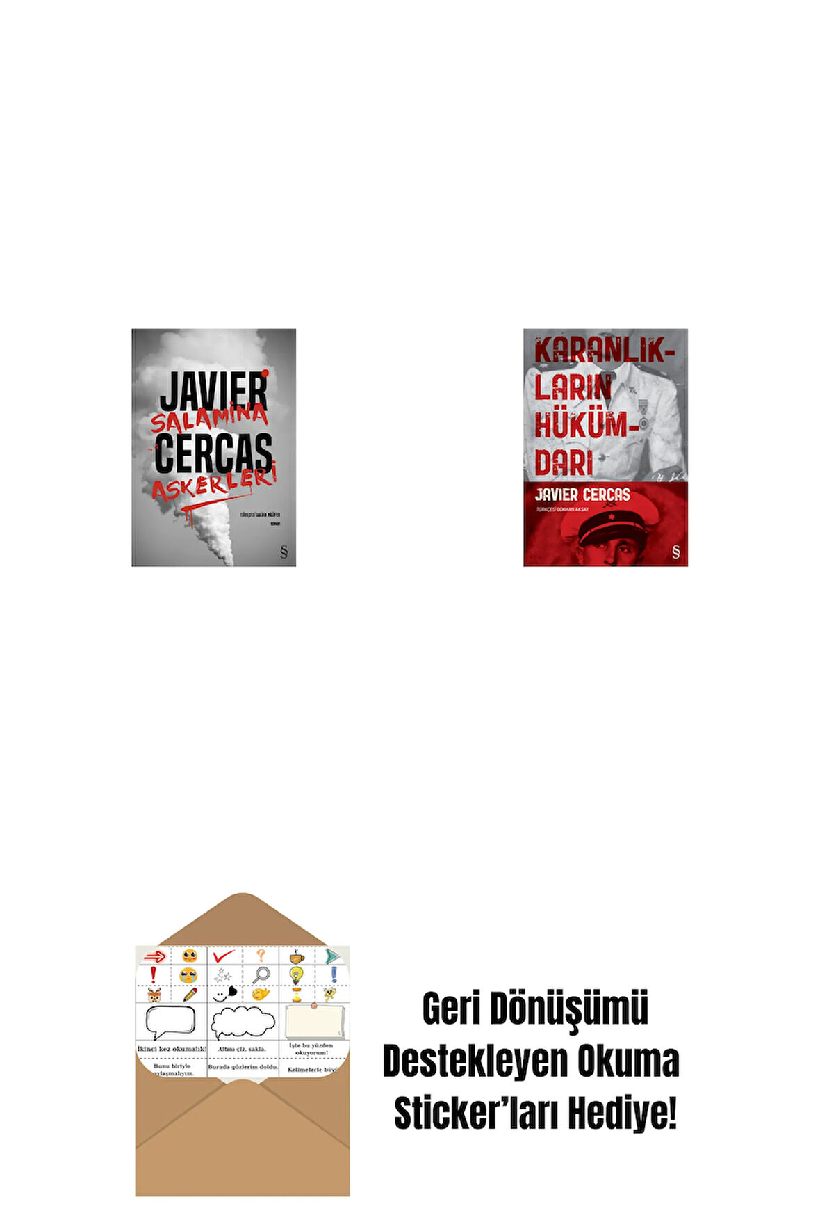 Salamina Askerleri (Ciltli) + Karanlıkların Hükümdarı + Okuma Sticker'ları