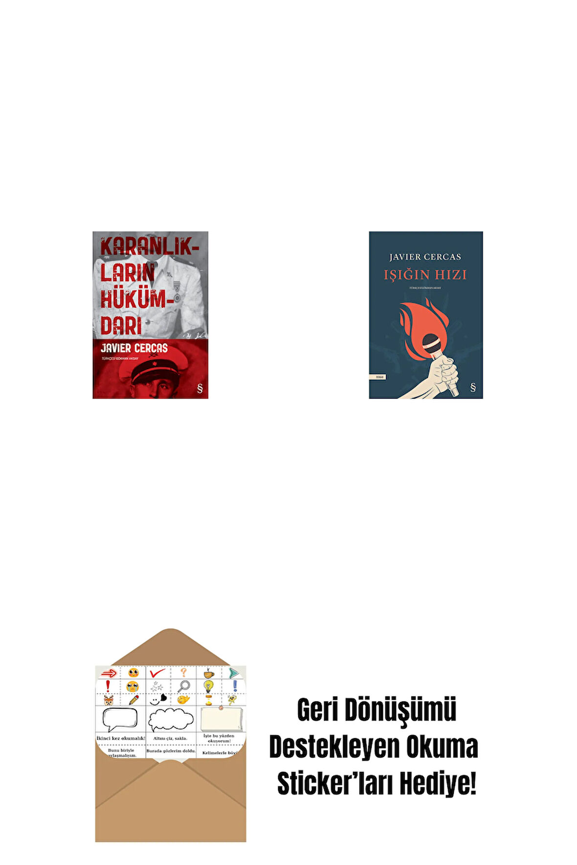 Karanlıkların Hükümdarı + Işığın Hızı + Okuma Sticker'ları