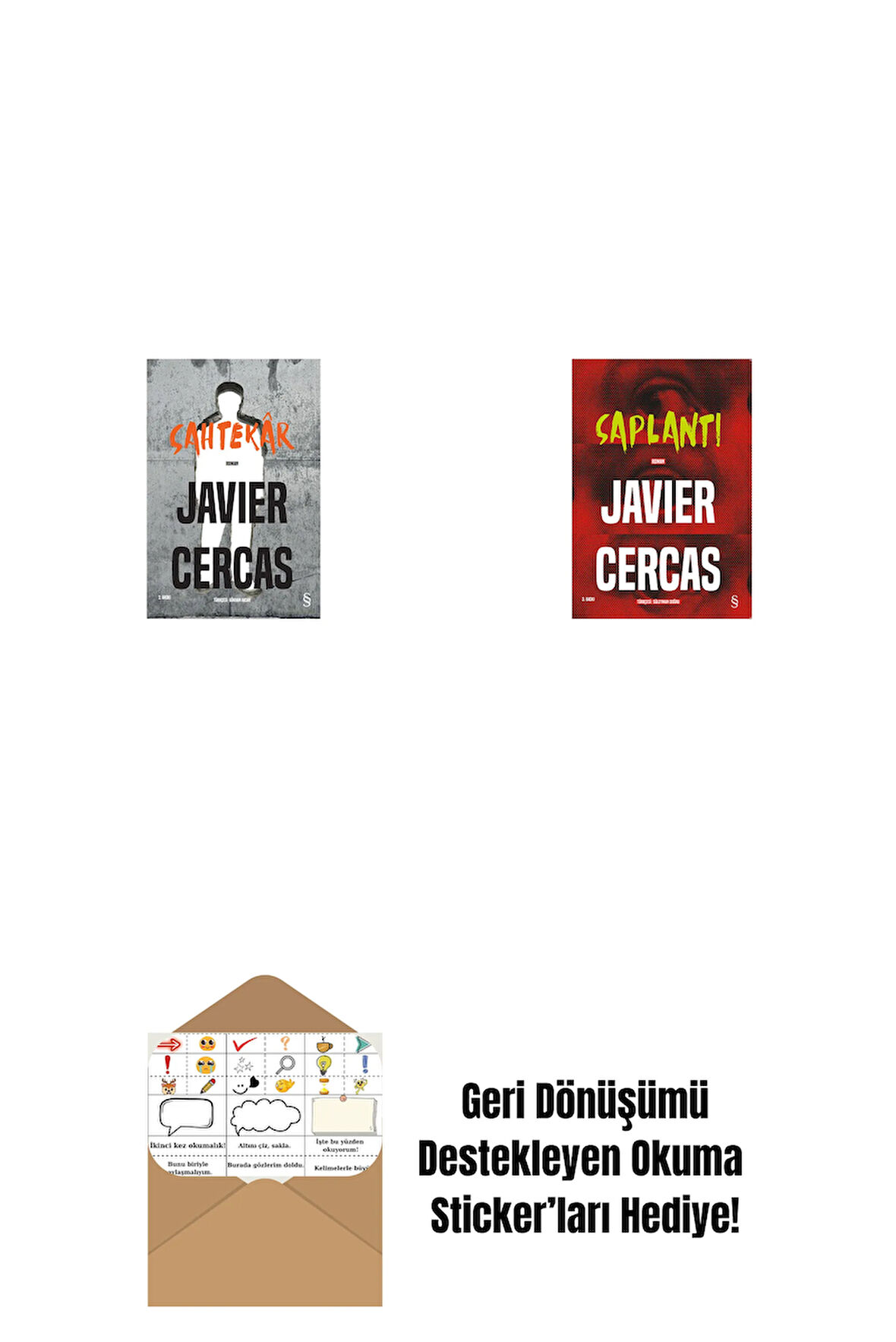 Sahtekâr + Saplantı + Okuma Sticker'ları