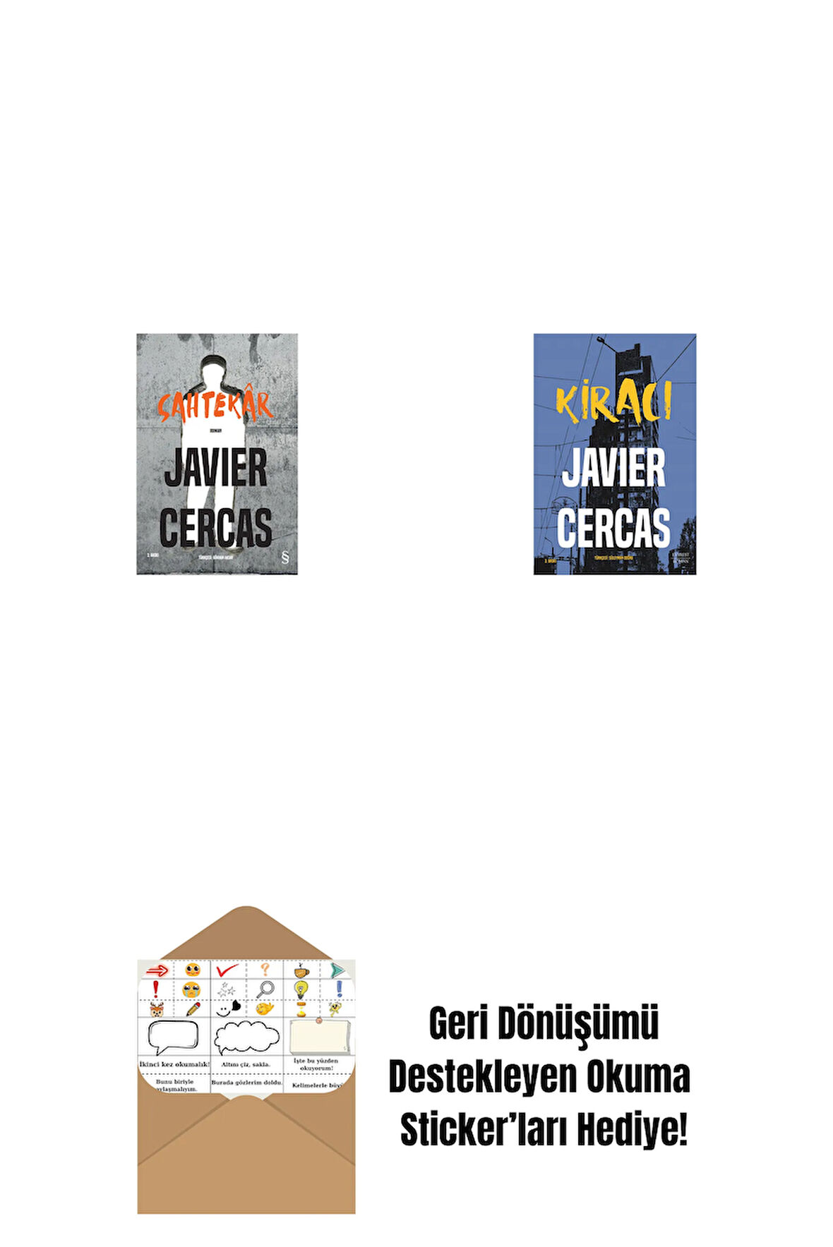 Sahtekâr + Kiracı + Okuma Sticker'ları