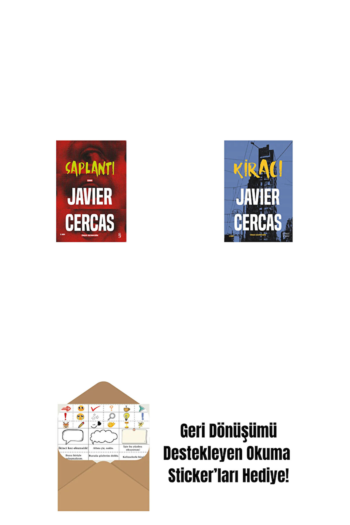 Saplantı + Kiracı + Okuma Sticker'ları