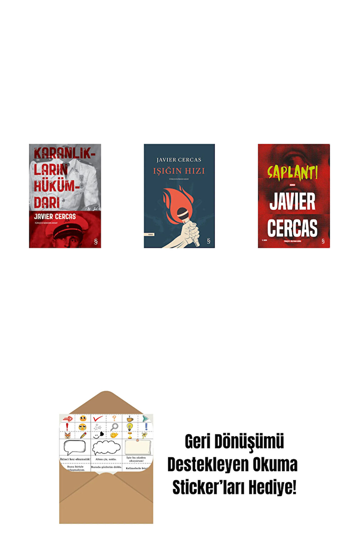 Karanlıkların Hükümdarı + Işığın Hızı + Saplantı + Okuma Sticker'ları