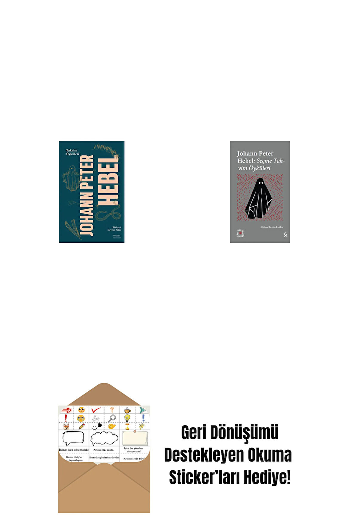 Takvim Öyküleri + Everest Açıkhava 23 - Seçme Takvim Öyküleri + Okuma Sticker'ları