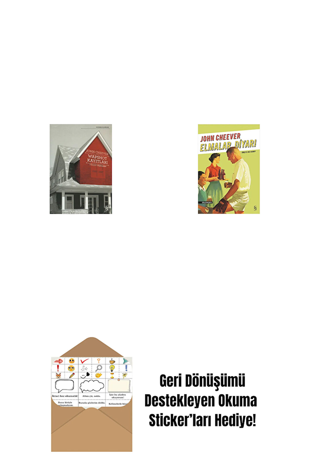 Wapshot Kayıtları + Elmalar Diyarı + Okuma Sticker'ları