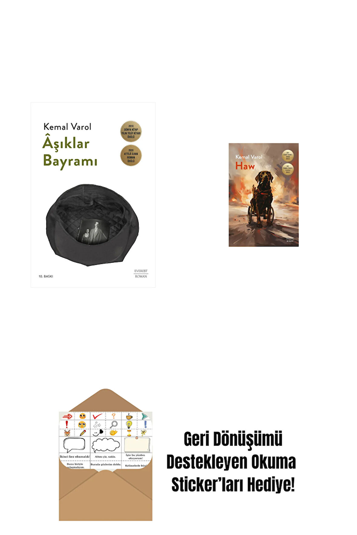 Âşıklar Bayramı + Haw + Okuma Sticker'ları